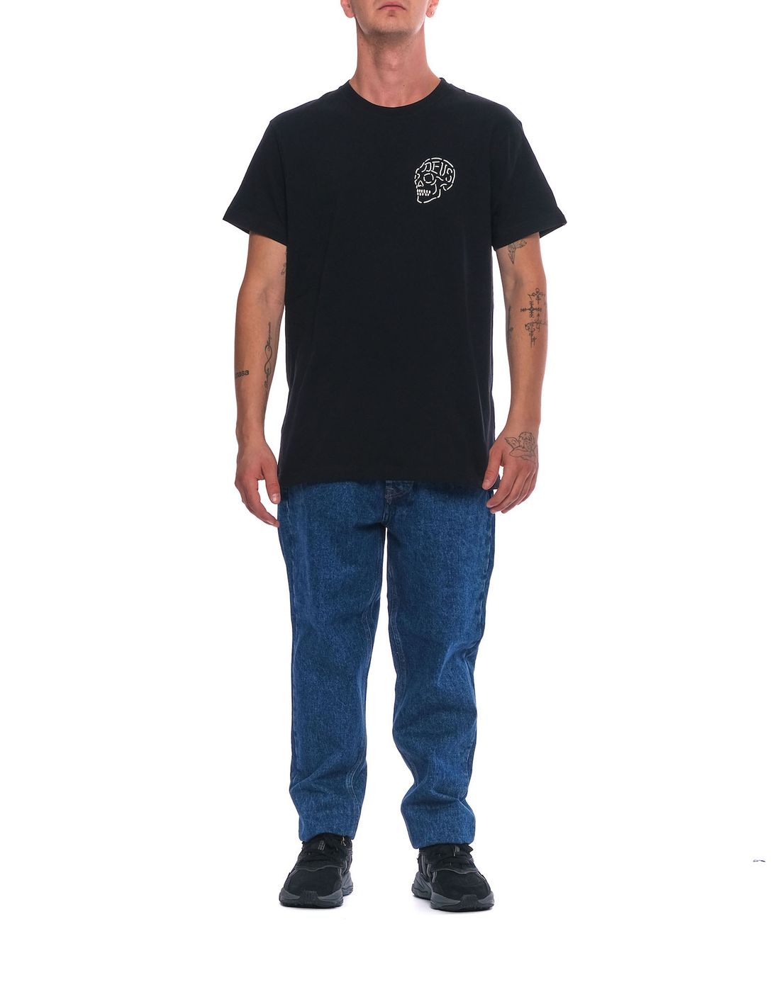 Man de camiseta DMH31645C BLK Deus Ex Machina