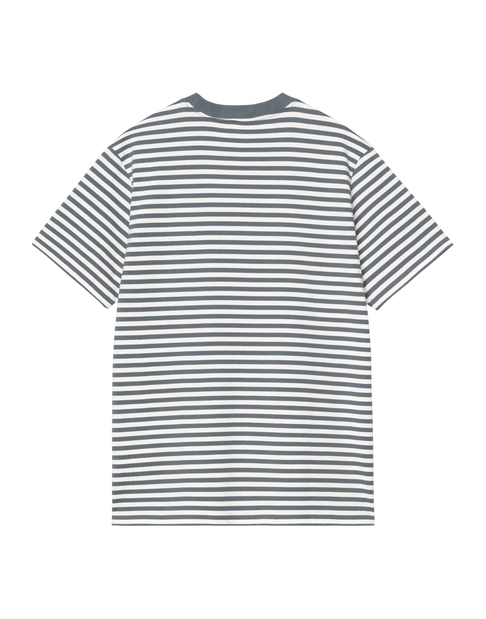 Carhartt WIP S/S Ezra Pocket T-Shirt Ezra Stripe Cozy Blue Men’s I036179 3KWXX