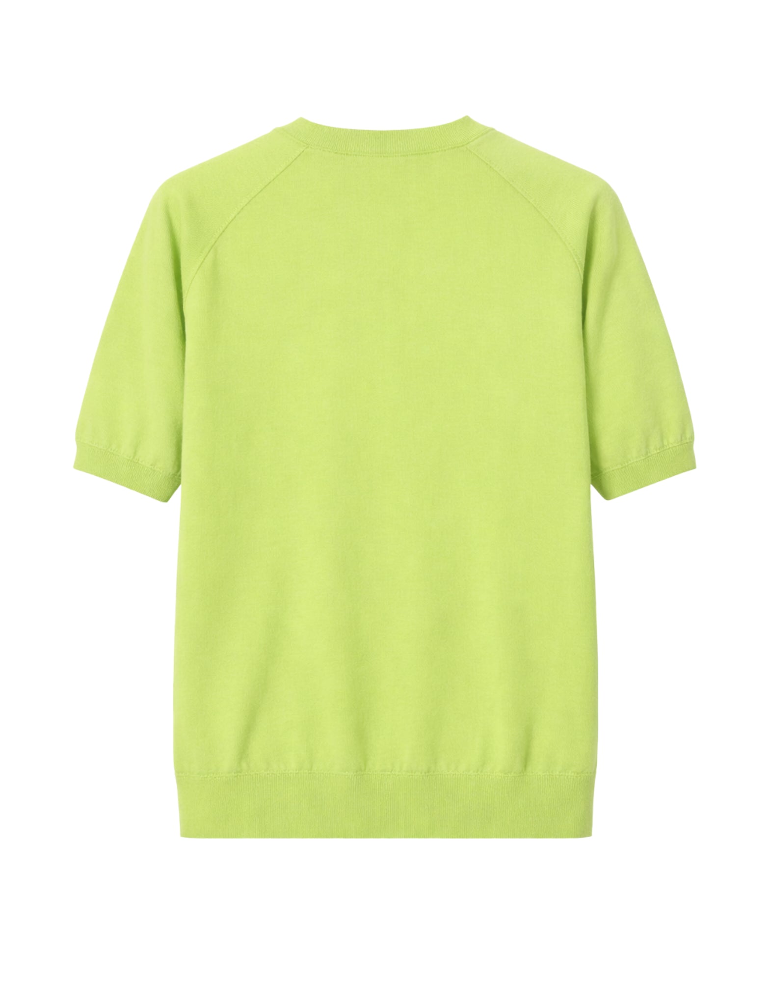 Atomofactory Men’s Cotton T-Shirt Crew Neck Short Sleeve Lime PE24AFU22 LIME