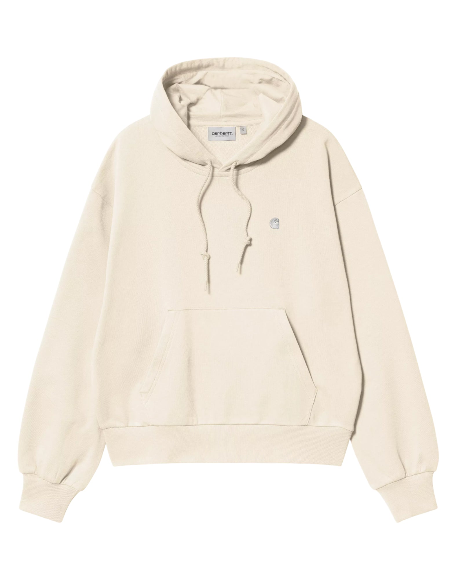 Felpa con cappuccio donna I032644 0UOXX HOODED CASEY NATURAL CARHARTT WIP