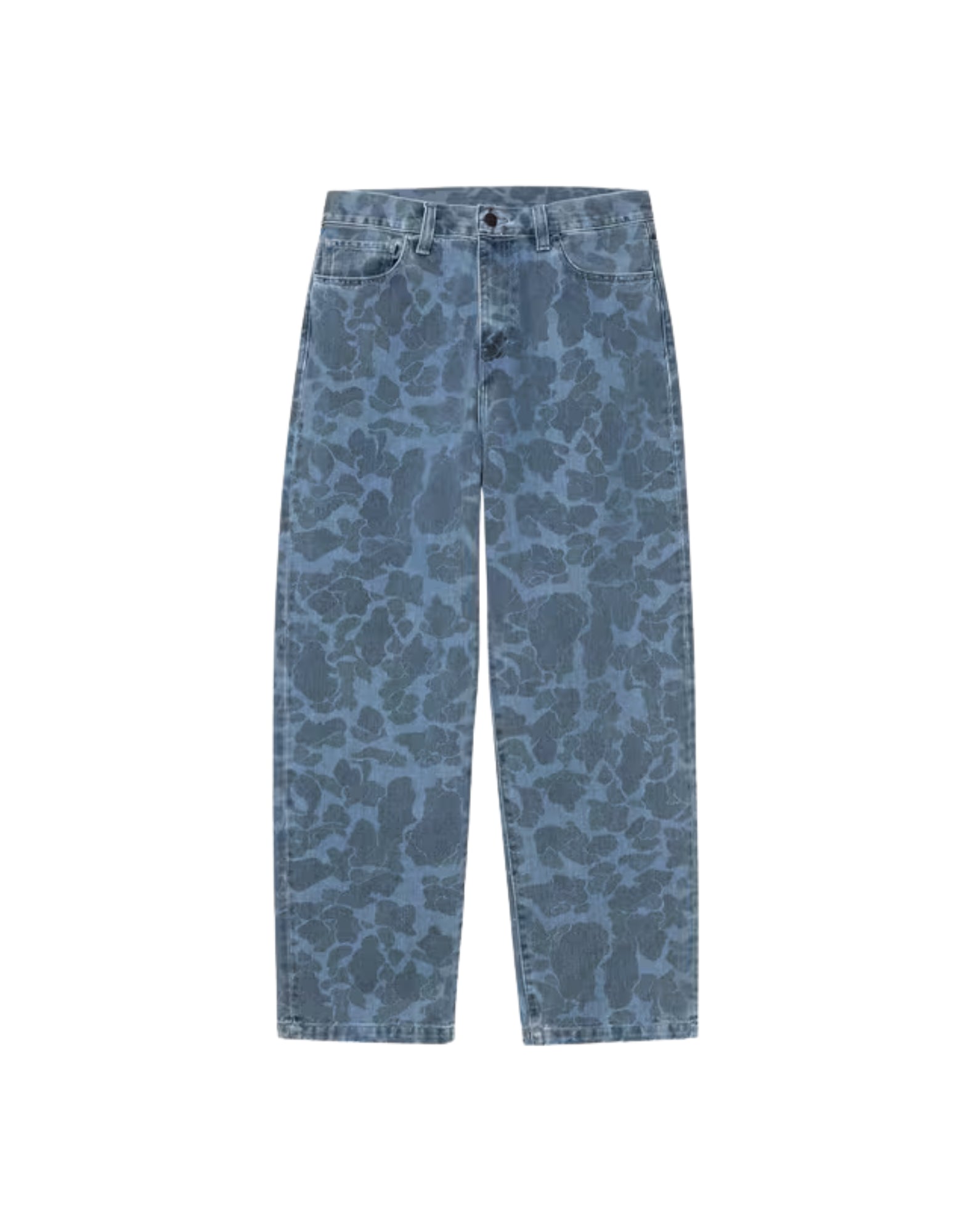 I033755 BLUE CAMO DUCK LANDON PANTS - Jeans - CARHARTT WIP