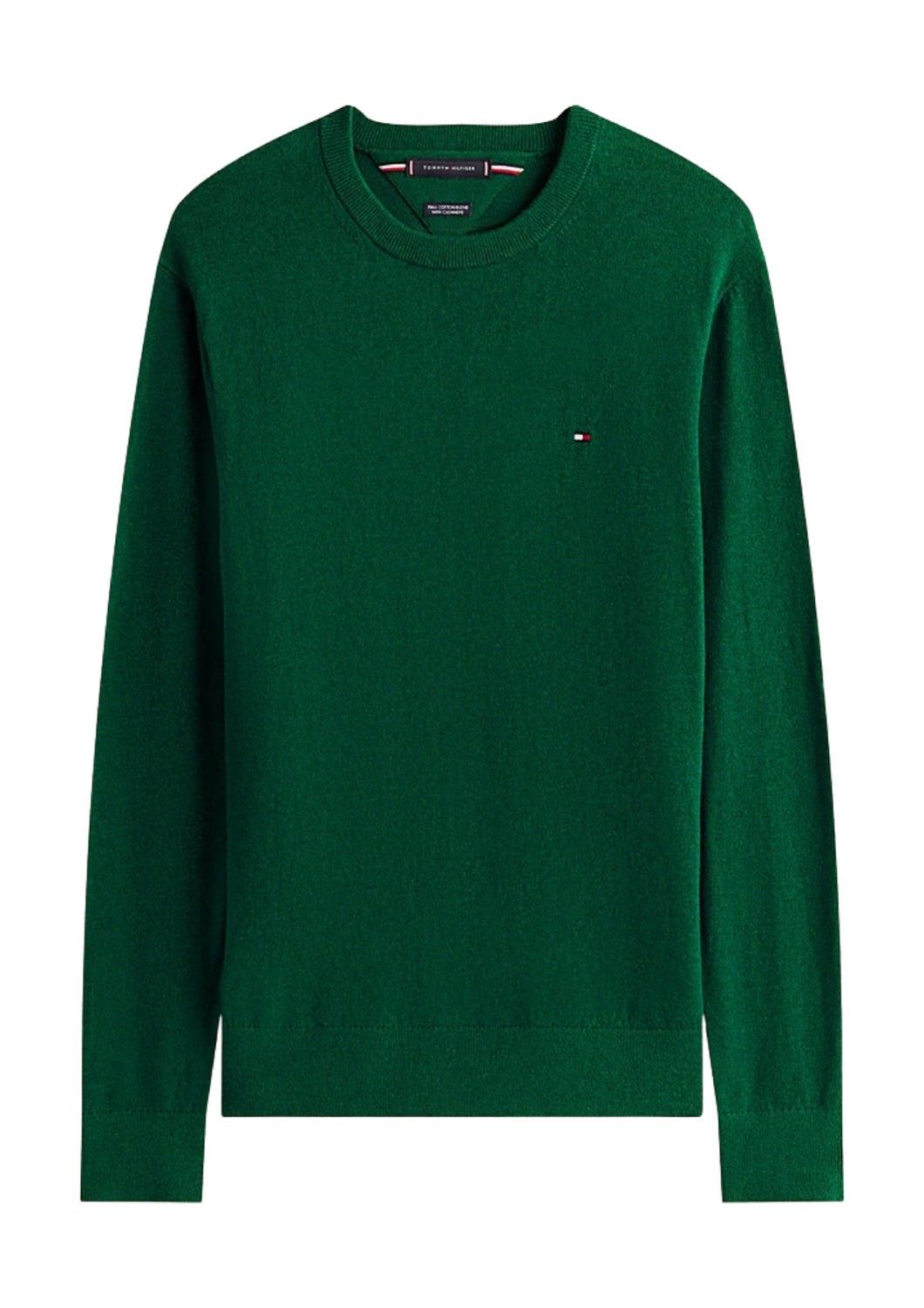 28046 MQ8 GREEN SWEATER CASHMERE - Maglieria - TOMMY HILFIGER