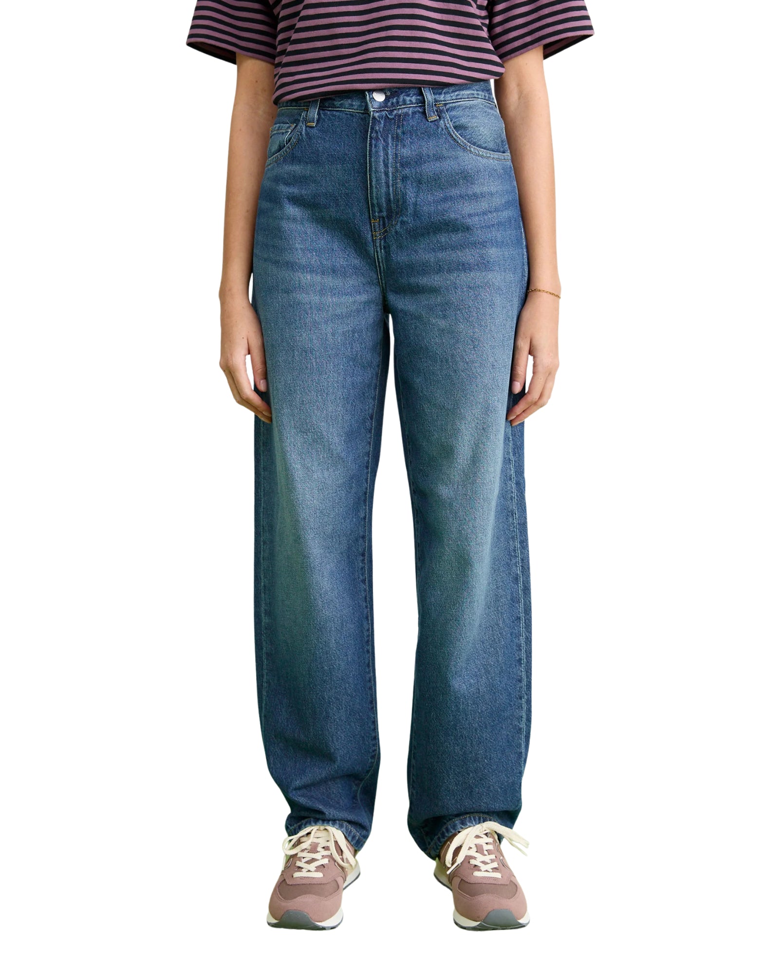 Carhartt WIP W’ Arin Pant – Women’s Fairfield Denim Jeans, Tapered Fit, Blue Dark Used Wash I035881 014L DARK USED ARIN PANT