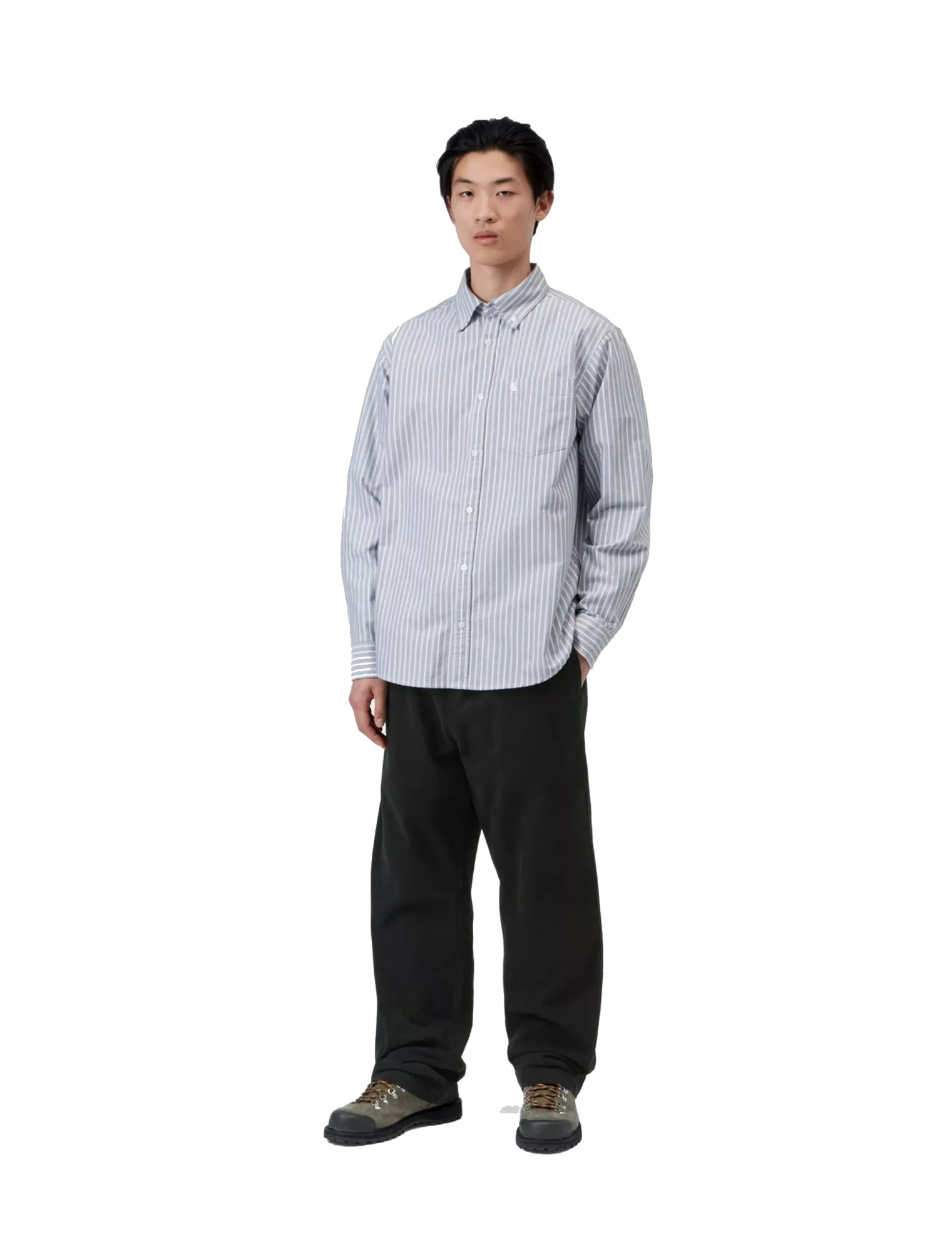 Floyde Pant Cotton/Lycra® Greentree Stretch Twill Black garment dyed