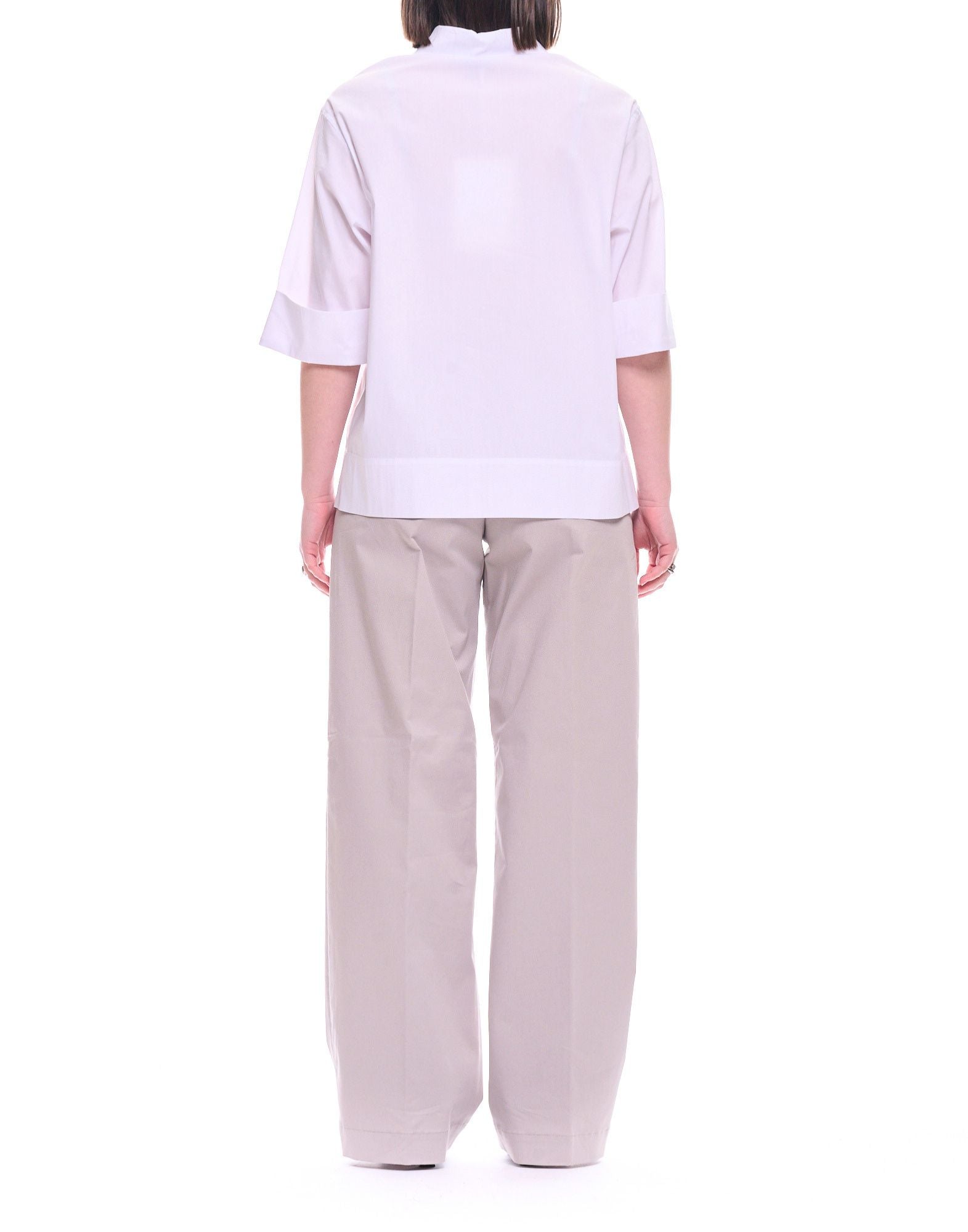 Hevò Sticchi CW Women’s Shirt Cotton Blend White 060 STICCHI CW L704 0601