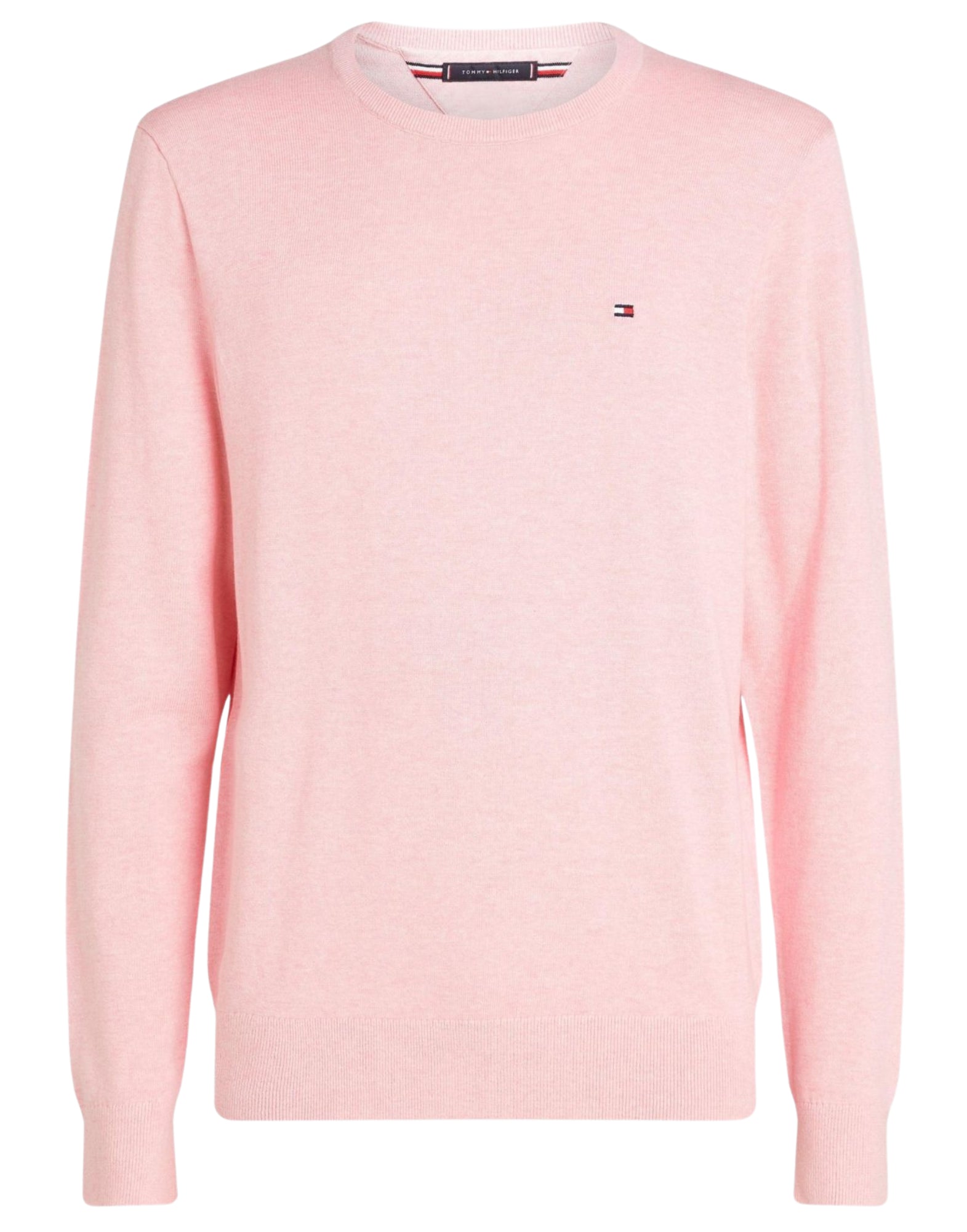 Knit man MW0MW39999 TZJ ESSENTIAL PINK SHADE HEATHER TOMMY HILFIGER