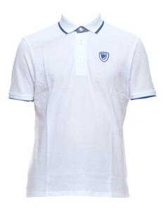 Polo T-shirt da uomo 24SBLUT02205 006817 100 Blauer