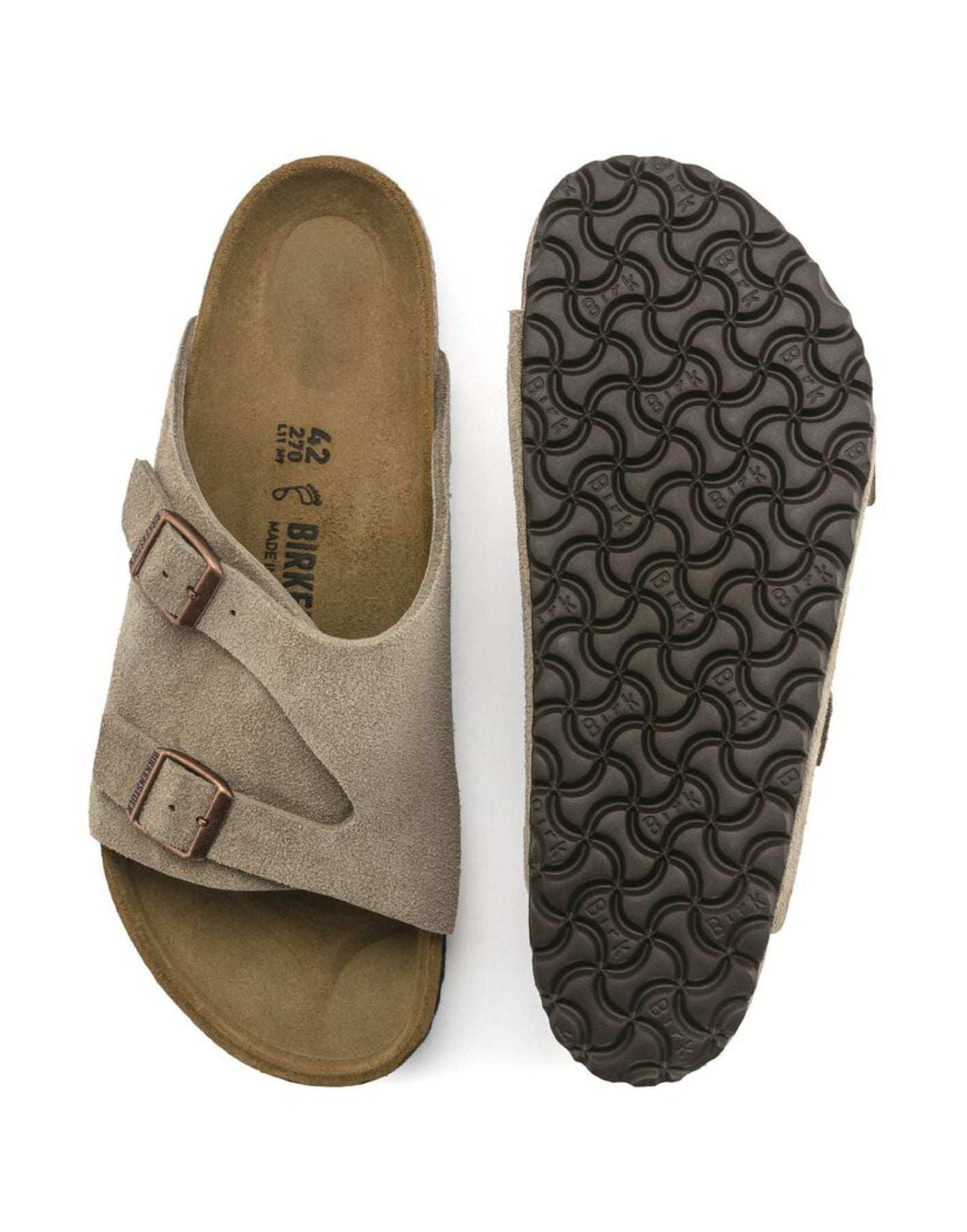 Sandale homme 0050463 ZURICH TAUPE BIRKENSTOCK