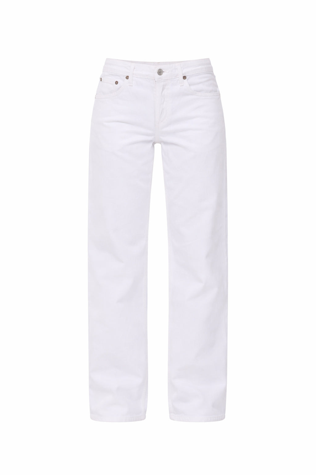 A260 1183 MMELO WHITE MARSHMELLOW PANTS - Pantaloni - Agolde