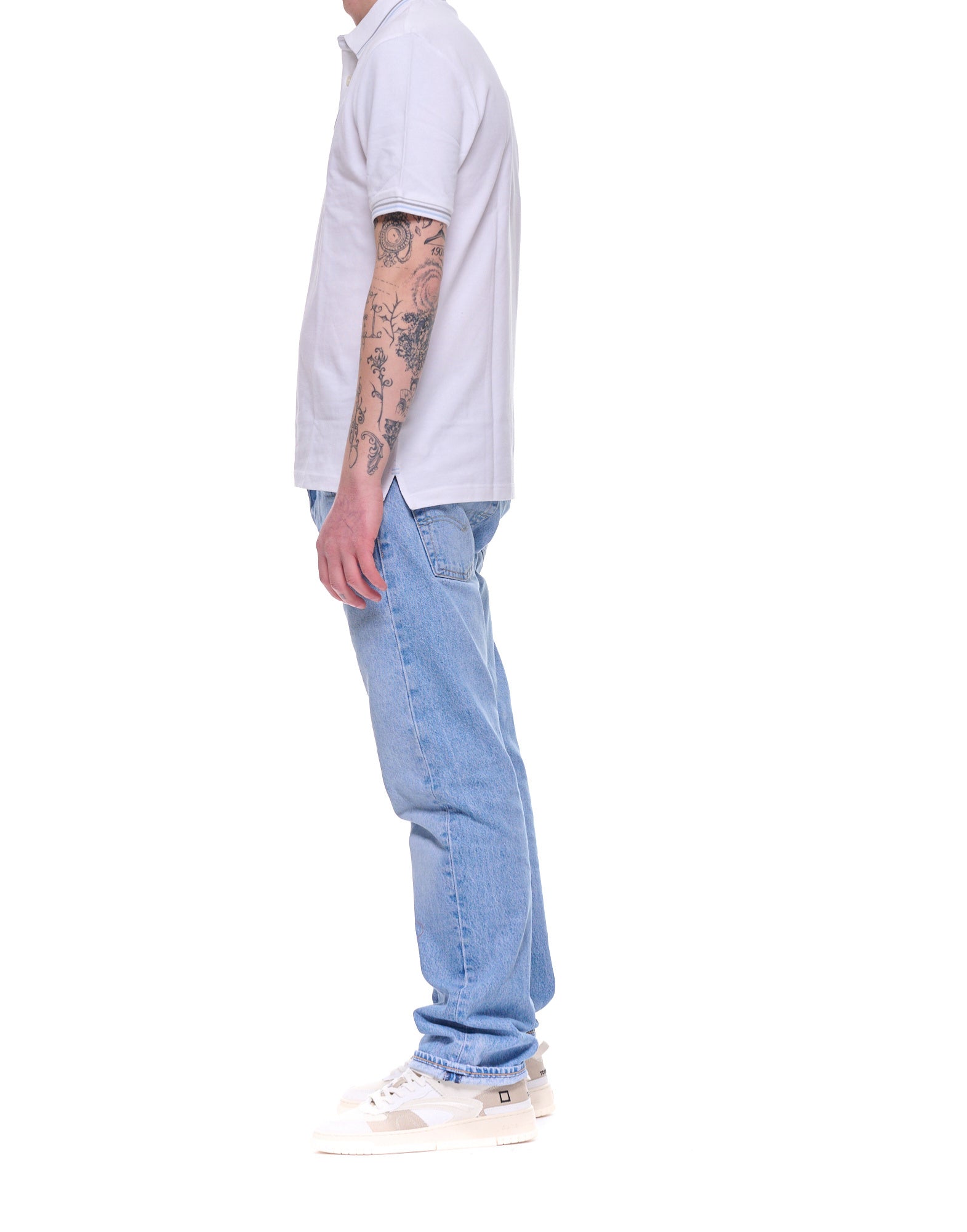 Blauer Agassis Cotton Polo Shirt with Contrast Tipping – Optic White Men’s 26SBLUT02293-006801 100