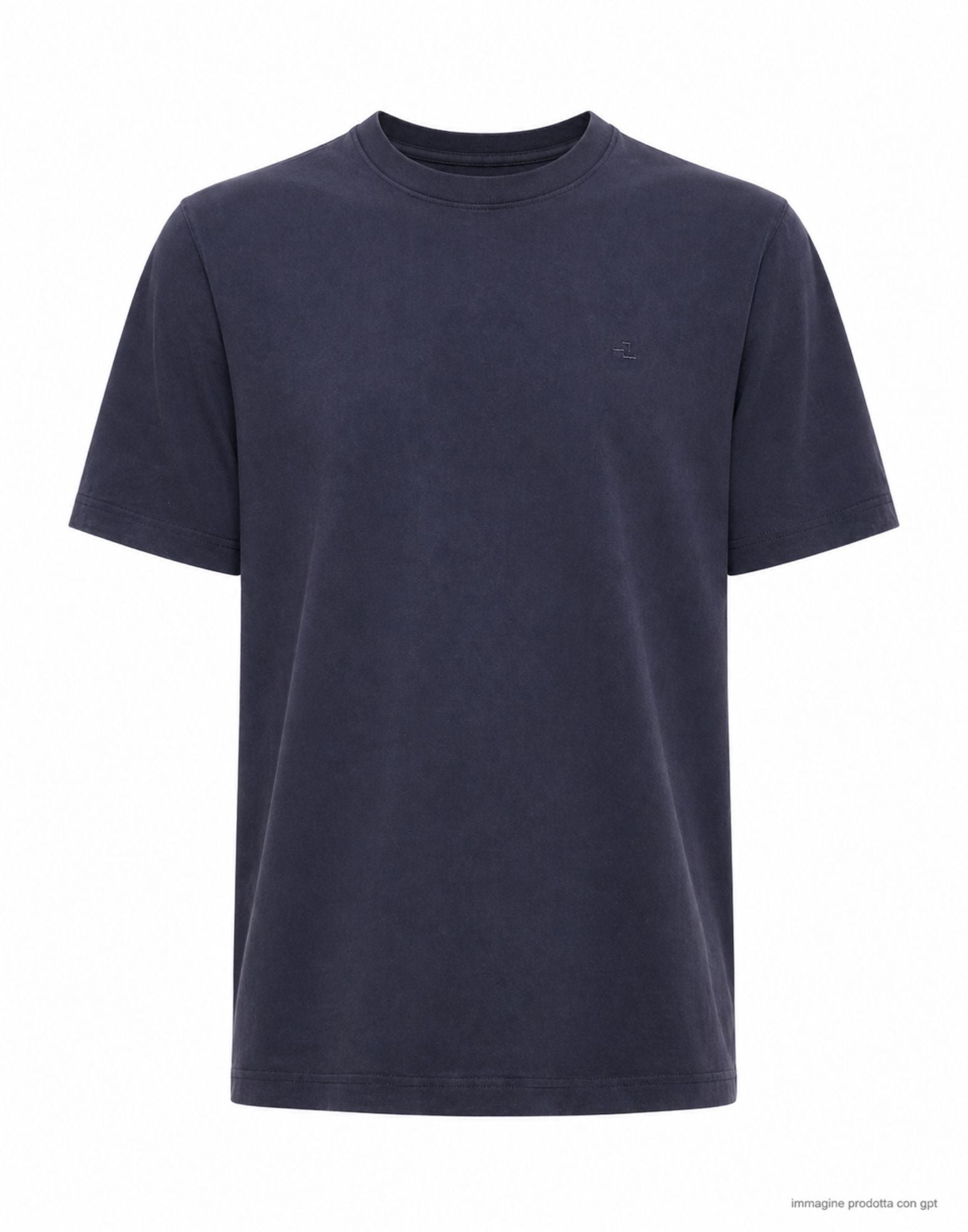 Nordic Denim Men’s Cotton T-Shirt Jet Black Regular Fit Crew Neck 20-85-701 JET BLACK