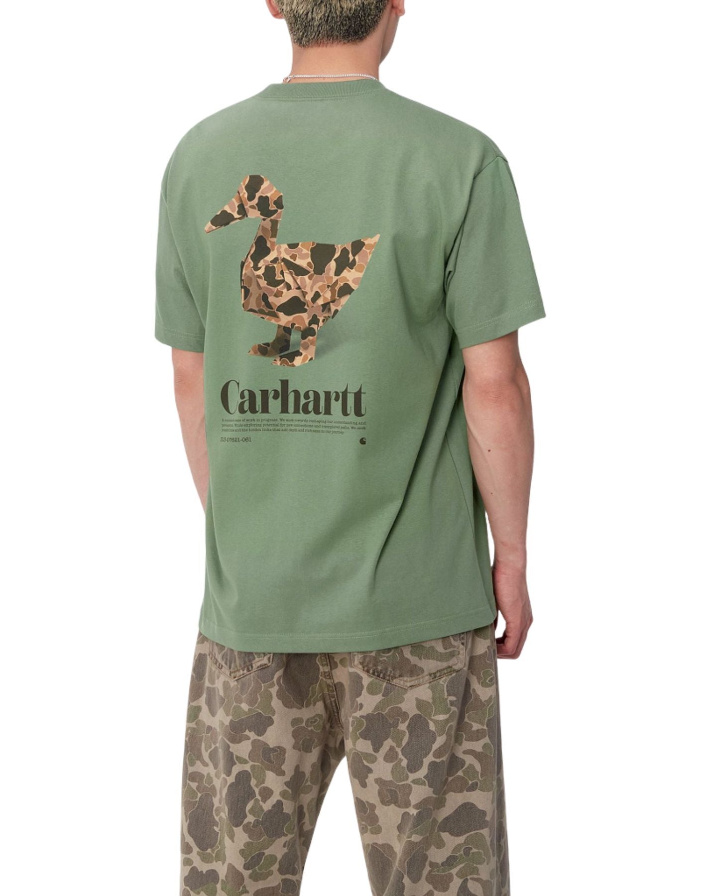 T-Shirt Man I033967 29nxx Fold Duck Green CARHARTT WIP