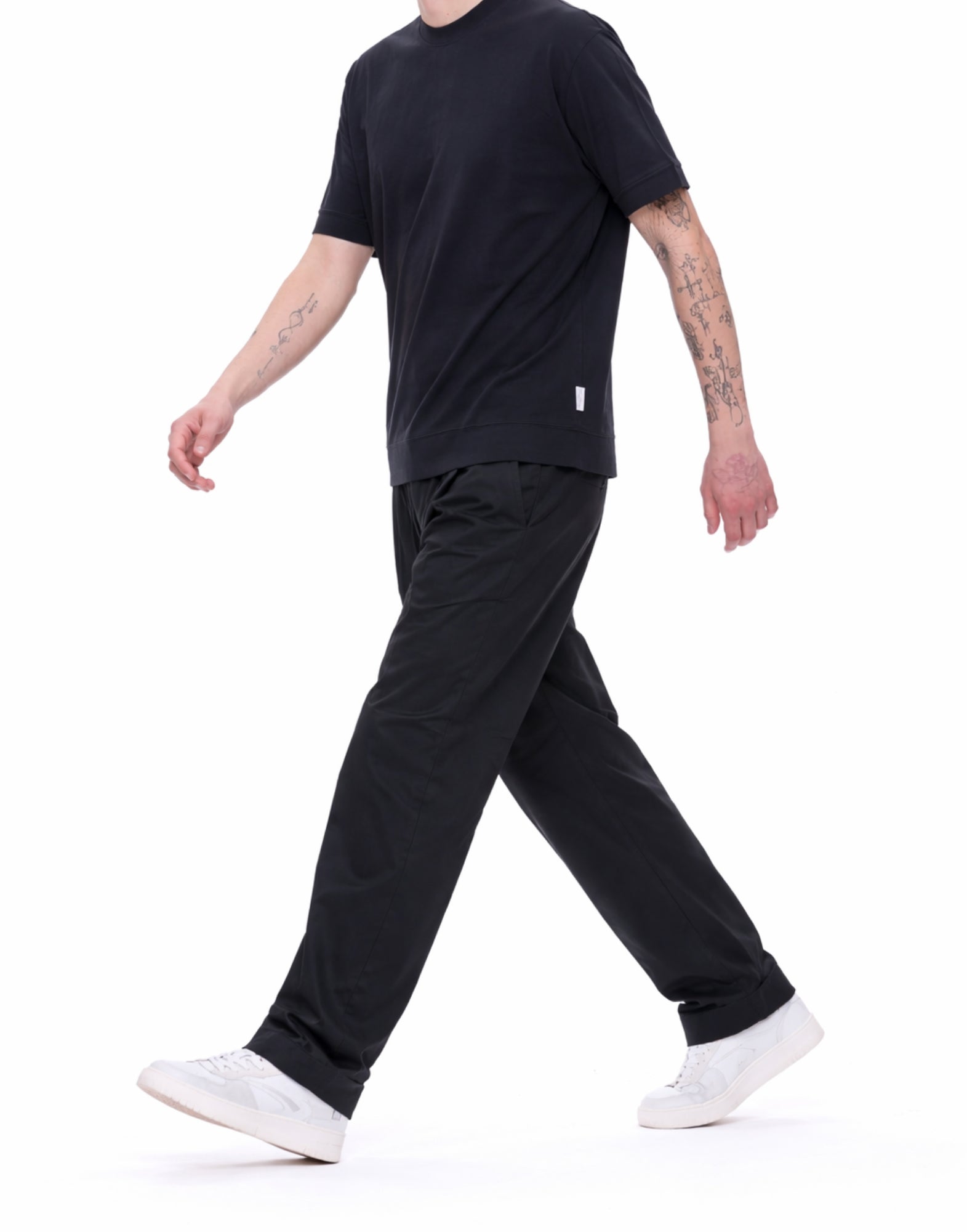 Nine in the Morning Fold 2 Men’s Chino Pants Black FL180 G20 NERO