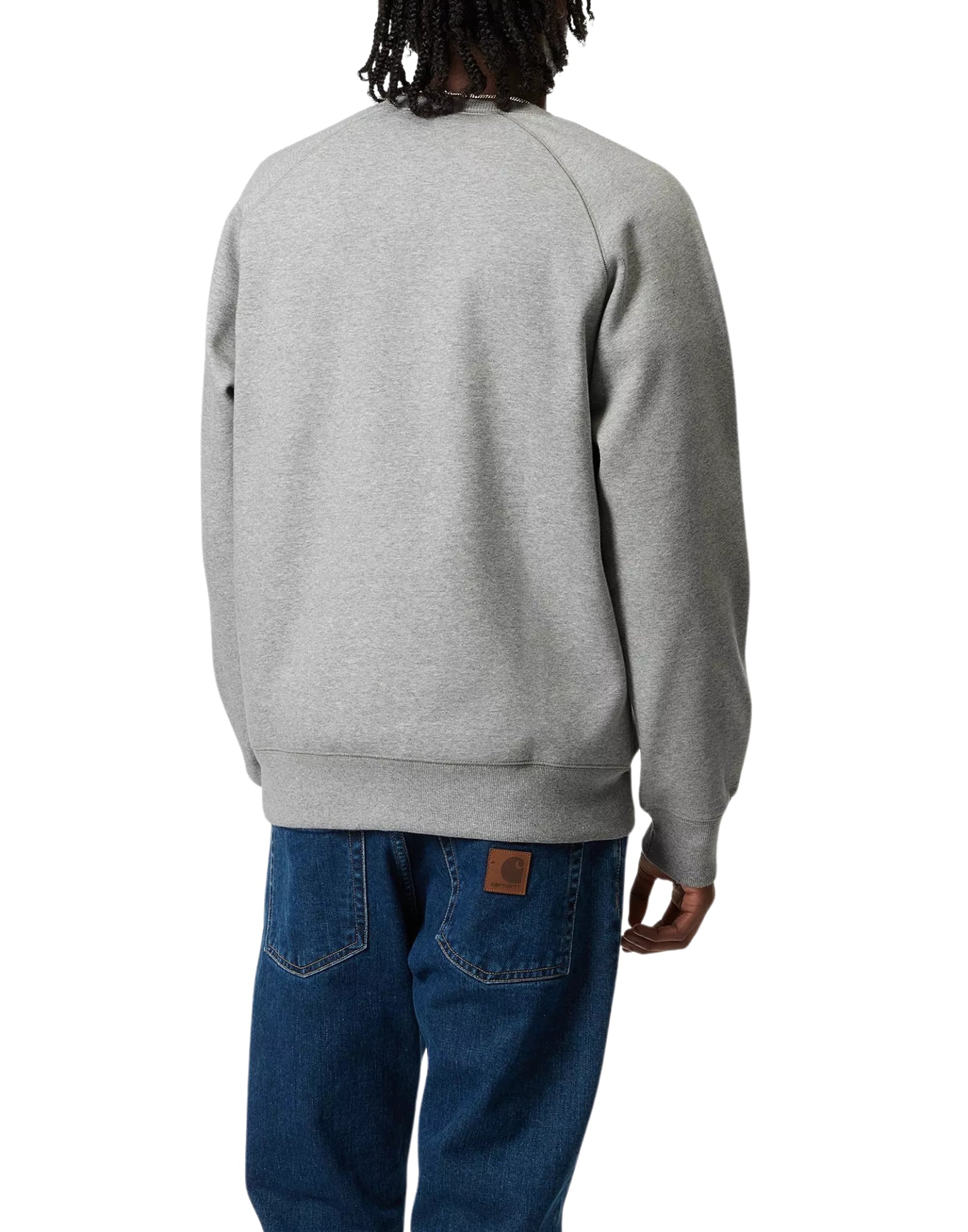 Sweatshirtt Man i0333660 00jxx Chase Ash Heather CARHARTT WIP