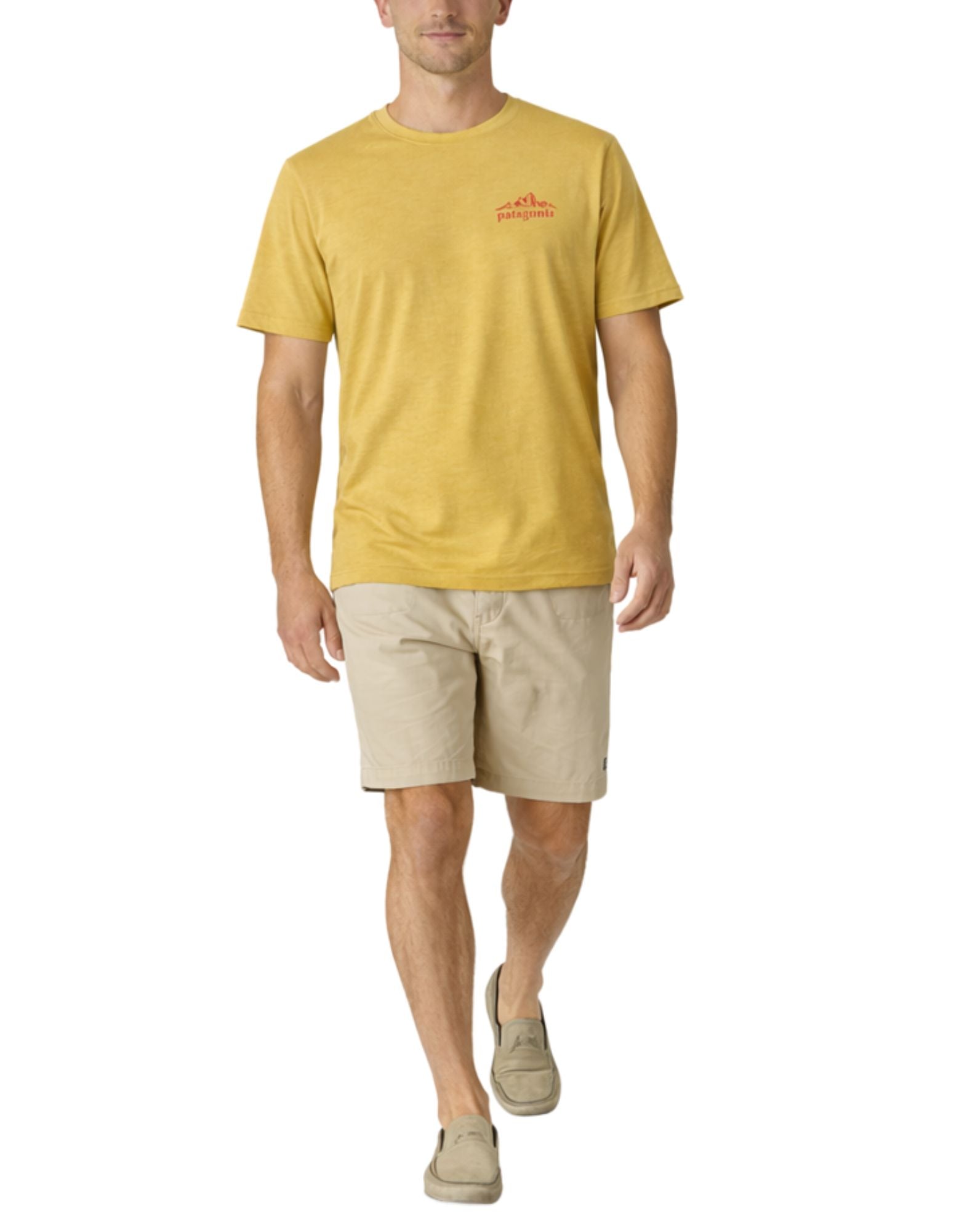 Patagonia Men’s Capilene Cool Daily Shirt Cloud Crag LMYX in Recycled Polyester 45477 LMYX LIMESTONE YELLOW