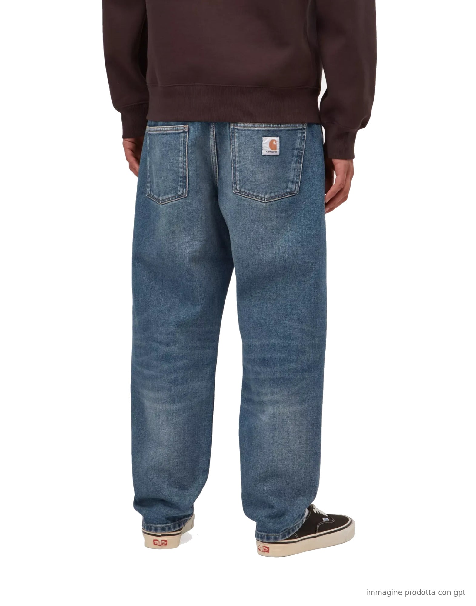 Newel Pant Blue dark used wash
