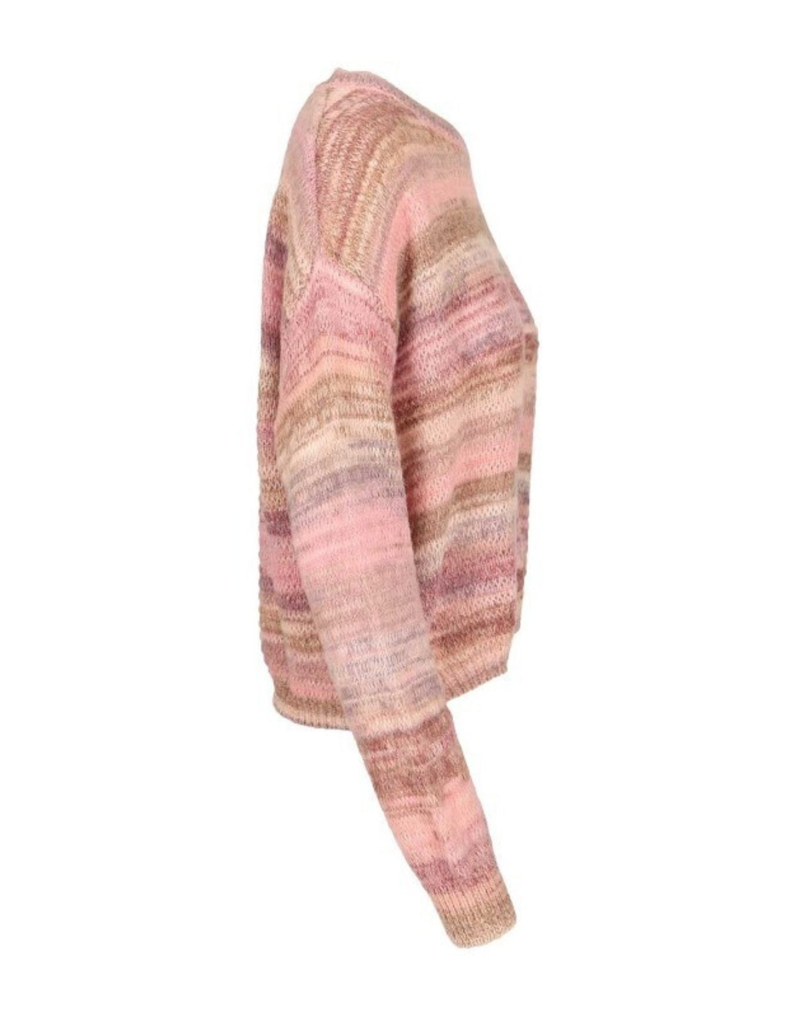 C0119 PINK CREW NECK - Maglieria - Amish