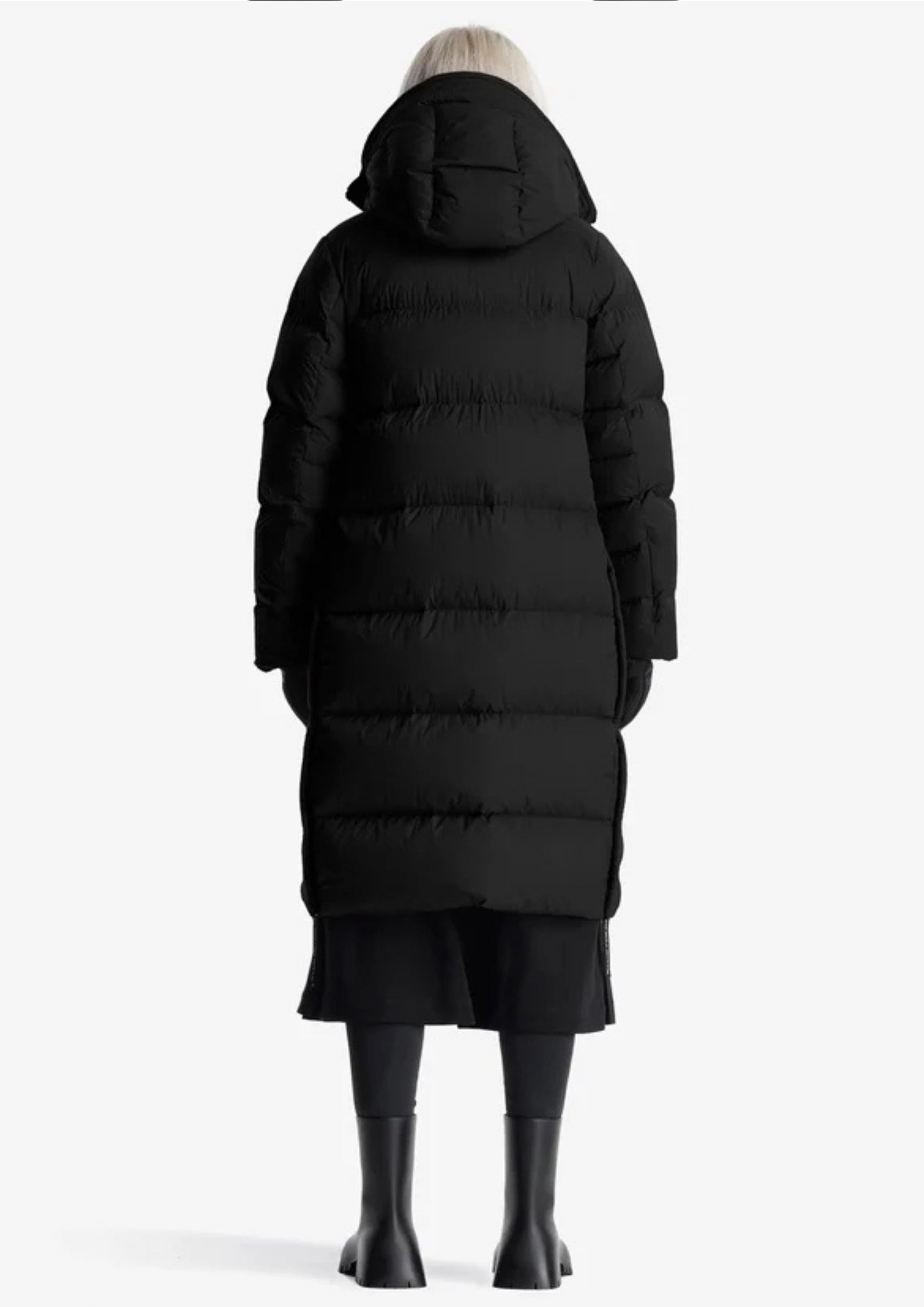 QW540 BLACK AITKEN PUFFER COAT - Cappotti - KRAKATAU