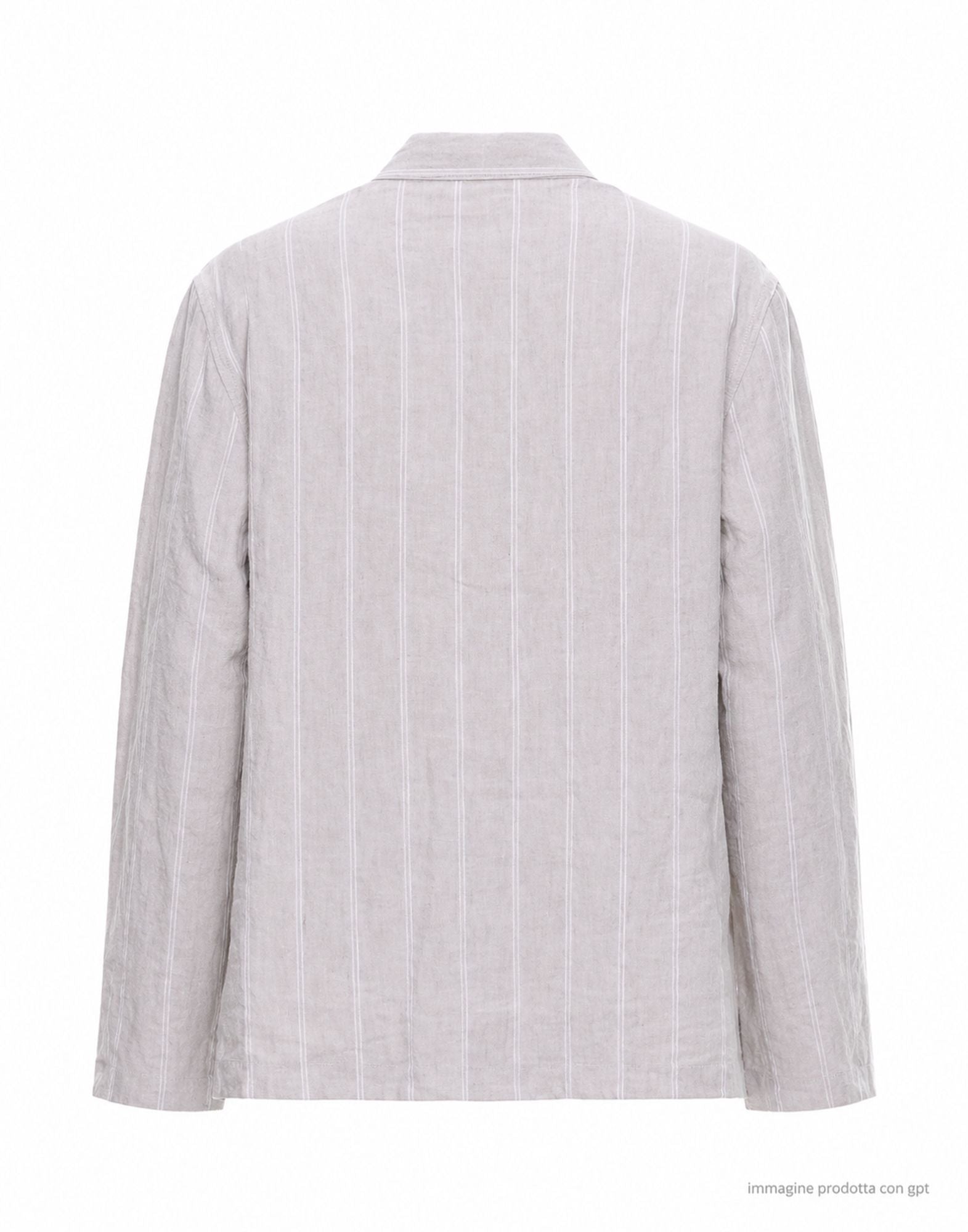 East Harbour Surplus Cunart Grey Linen Jacket CUNART 273 GREY