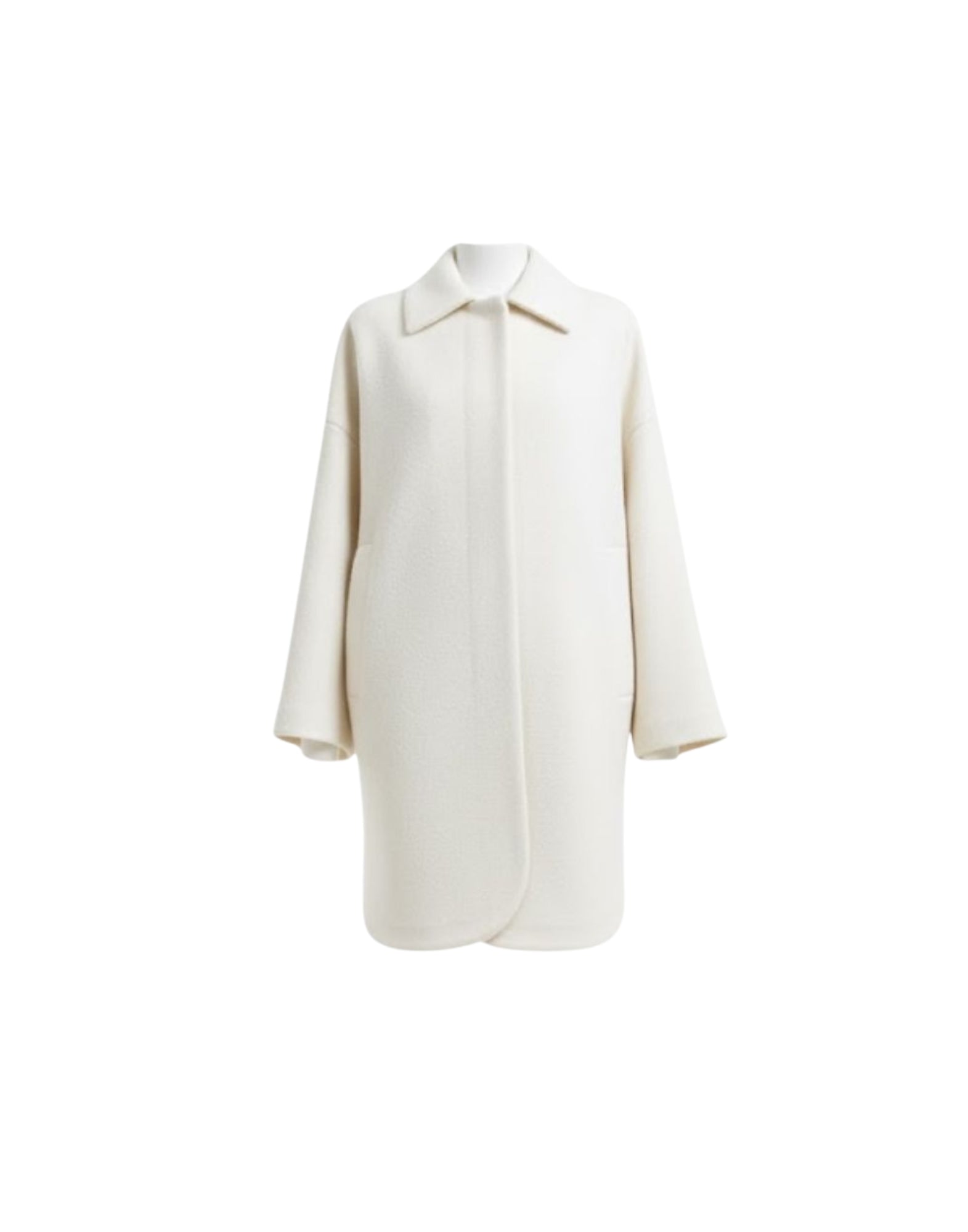 I784 3333 WHITE COAT WOOL MONTELEONE - Cappotti - Hevo