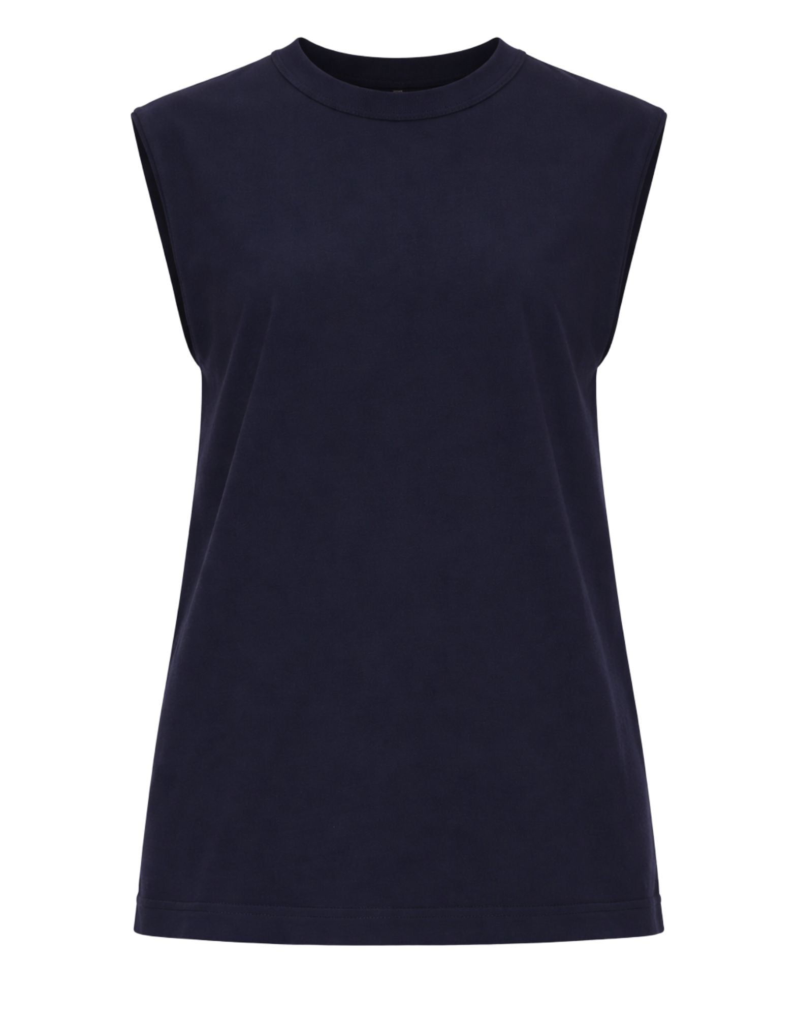 Atomo Factory Sleeveless Jersey Top Dark Blue Women PE26AFD11 07 BLU