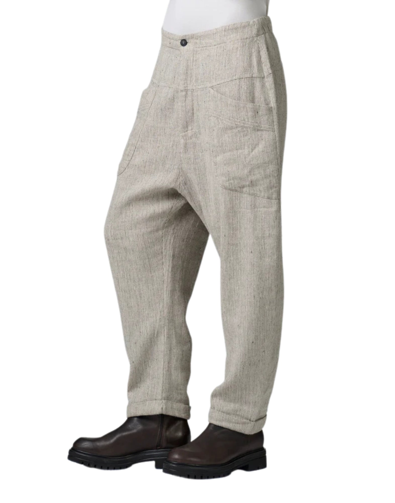 Pants woman CFDTRBA101 01 CHALK PANTS TRANSIT