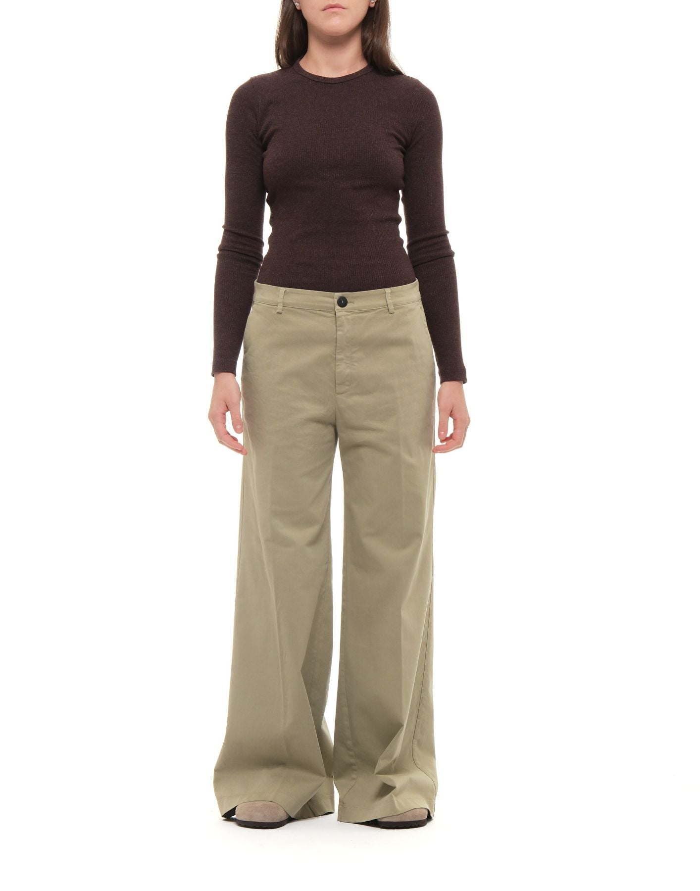 Pants woman 9902 MY PANTS OLIVE FORTE_FORTE