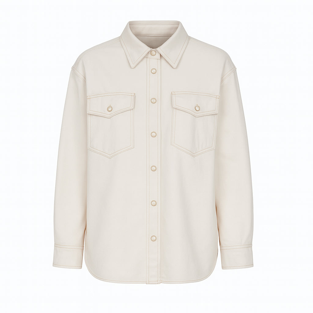 A73557 1500 MLSKE WHITE SHIRT MILKSHAKE - giacca - Agolde