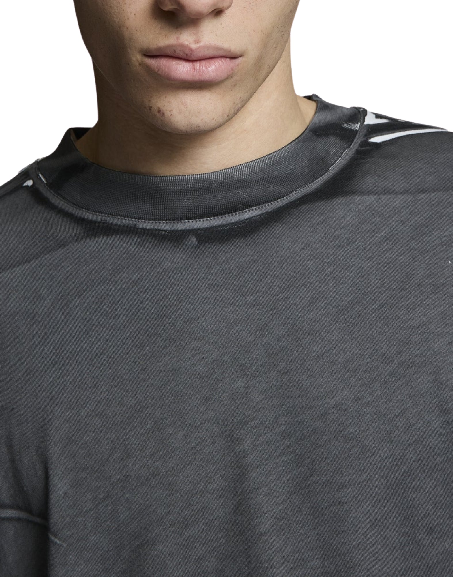 COSTA GREY/BLACK OVERSIZED T-SHIRT - T-Shirt e Polo - PAURA