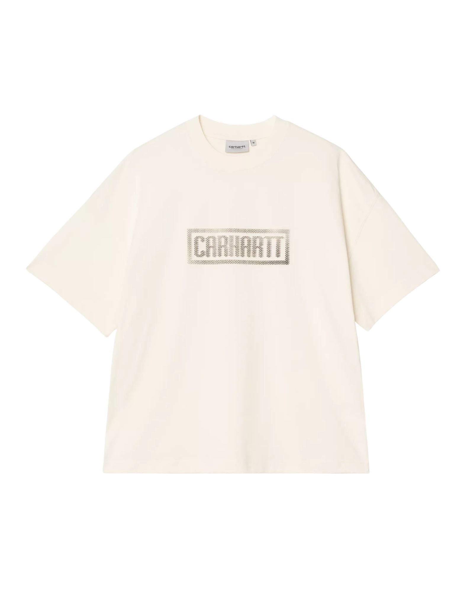 S/S „Bricky Man“-T-Shirt, im Wachsstein-Verfahren gefärbt