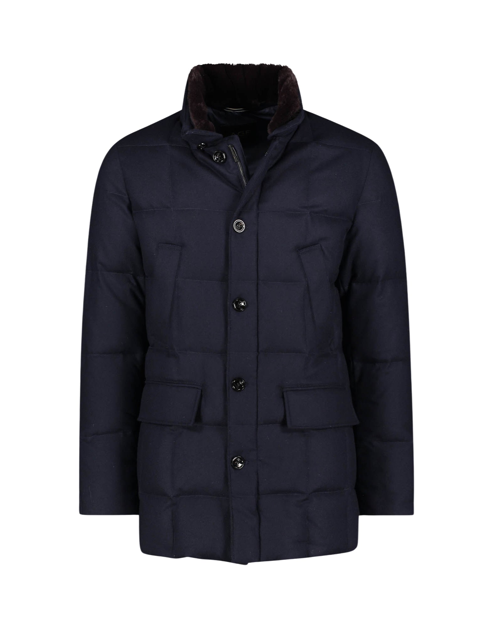 412AN 390 BLUE QUILTED JACKET - Giacche - AGF