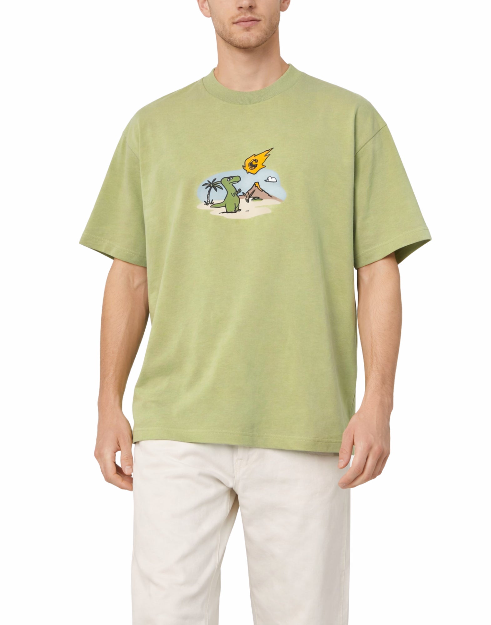 Carhartt WIP S/S Impact T-Shirt organic cotton Gentle Green men’s I036265 3IEXX