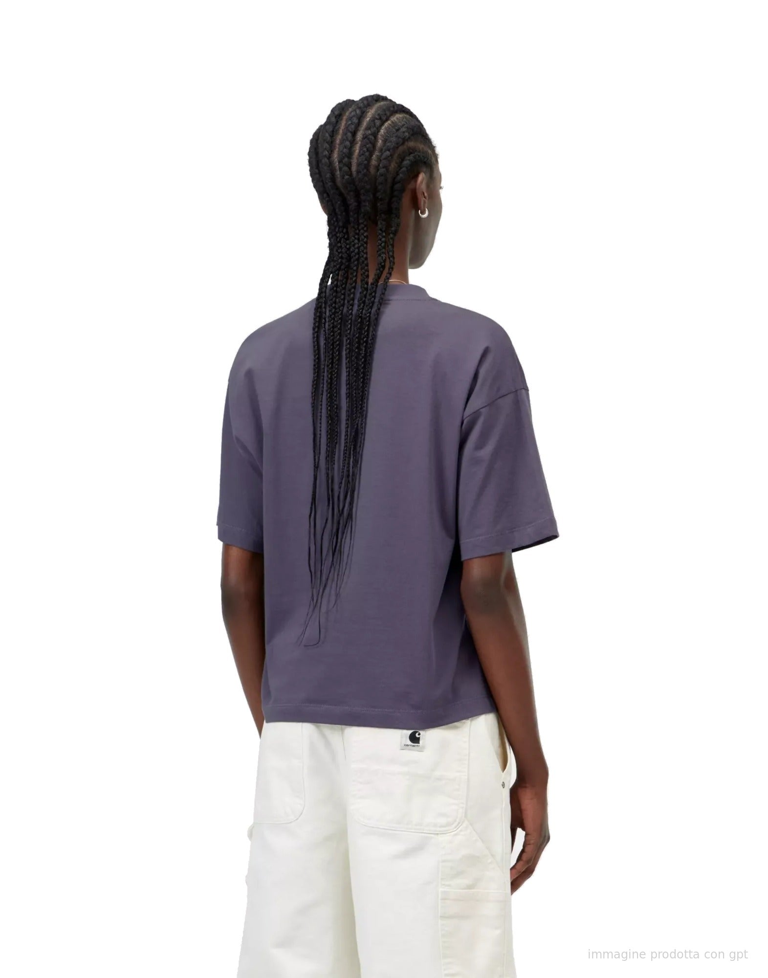 S Chester T-Shirt Organic Cotton Single Jersey Shady Purple
