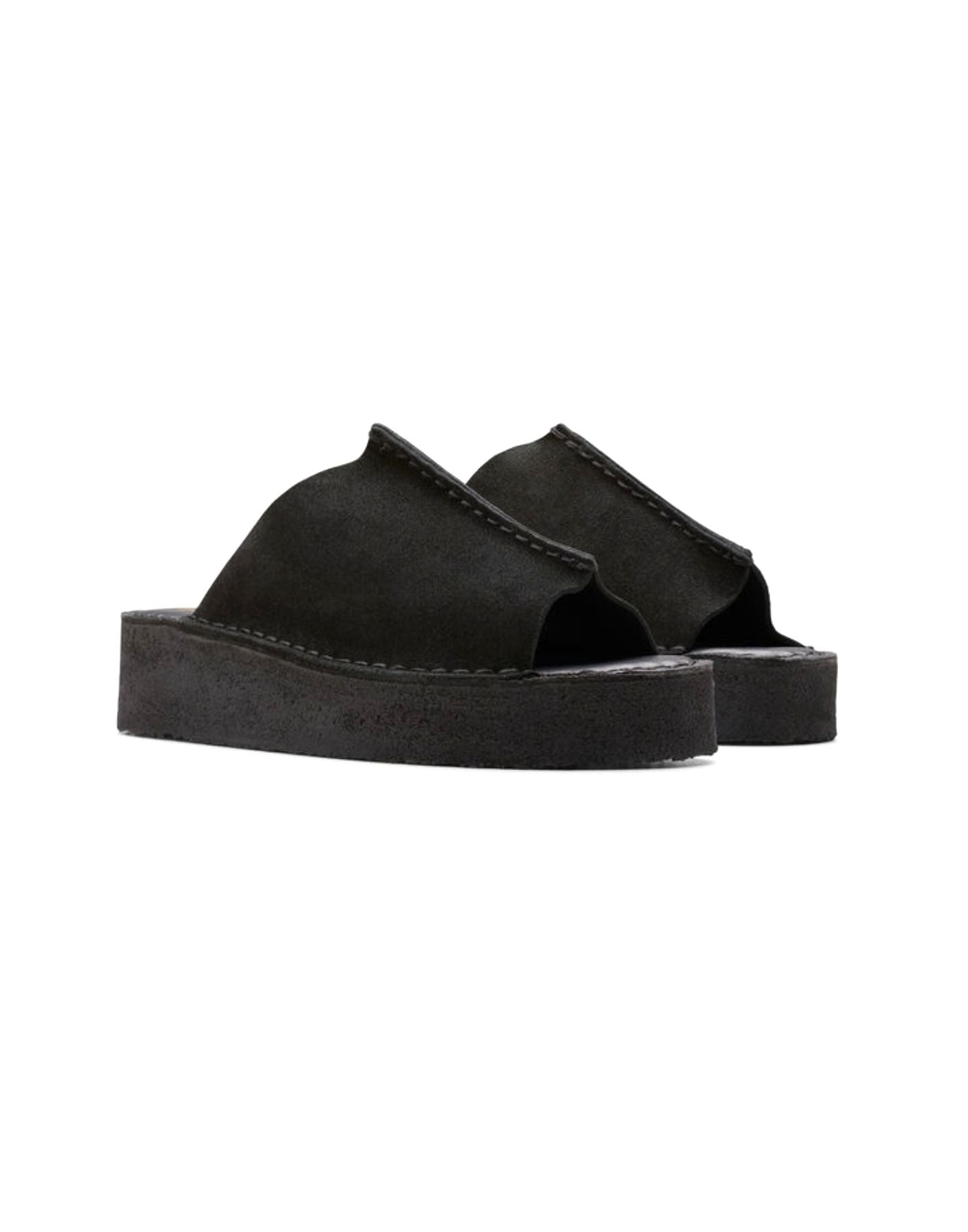 Sandal for woman WEDGE SLIDE BLACK Clarks Originals