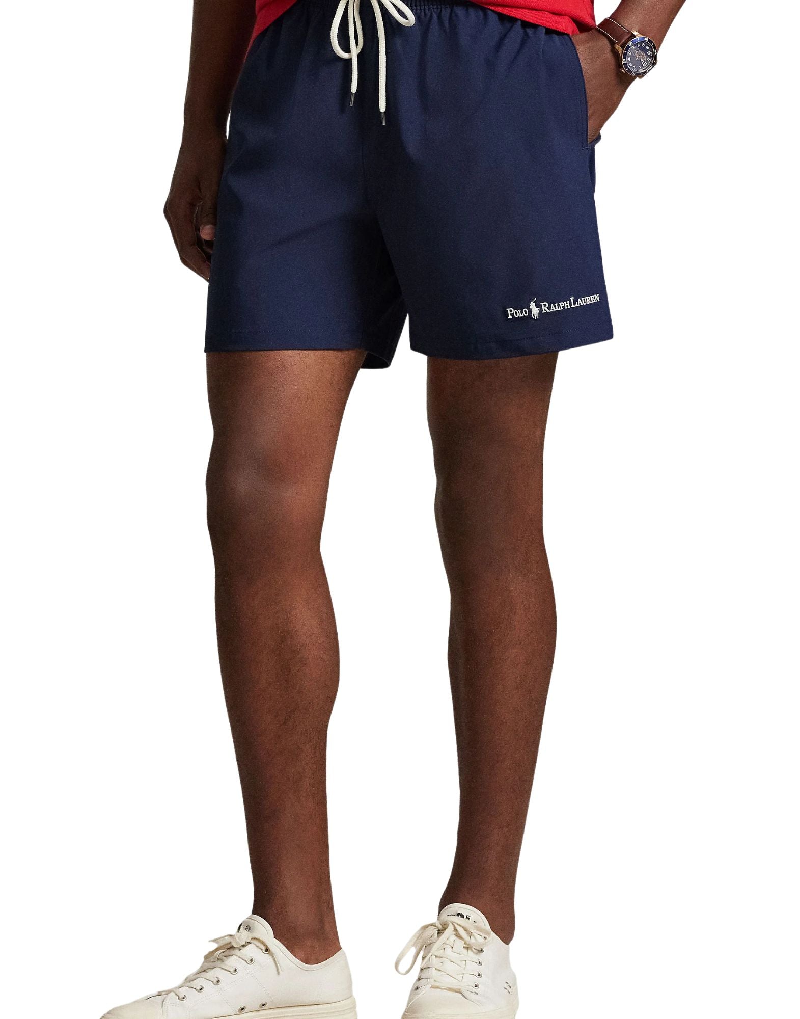Polo Ralph Lauren 5.75-Inch Traveler Classic Swim Trunk Cruise Navy Men’s 710P07272502 CLASSIC BLUE