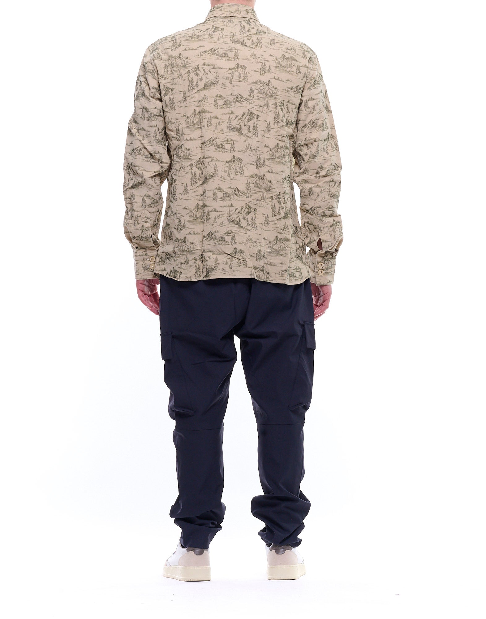 MIX FU1 BEIGE FANTASY SHIRT - Camicie - Tintoria Mattei