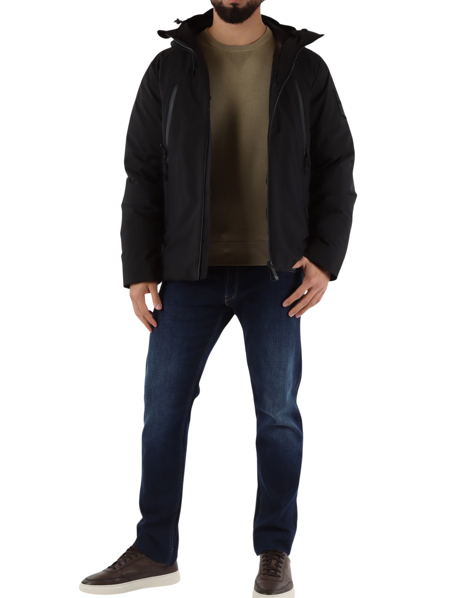 4640 501A178 CINQUECENTOUNO 1749 BLACK - Cappotti - OUTHERE