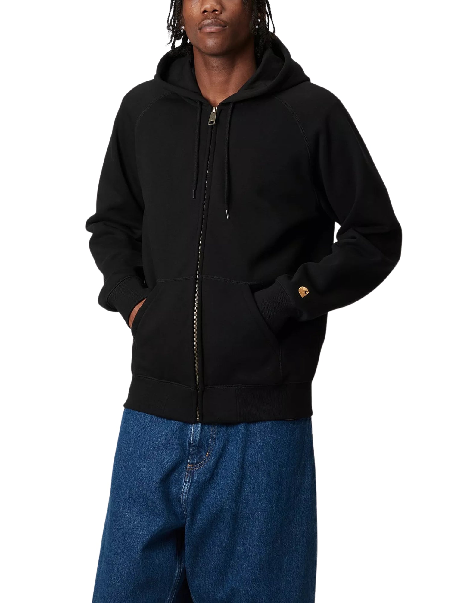 Hoodie Man i033664 00fxx Chase con capucha Black CARHARTT WIP