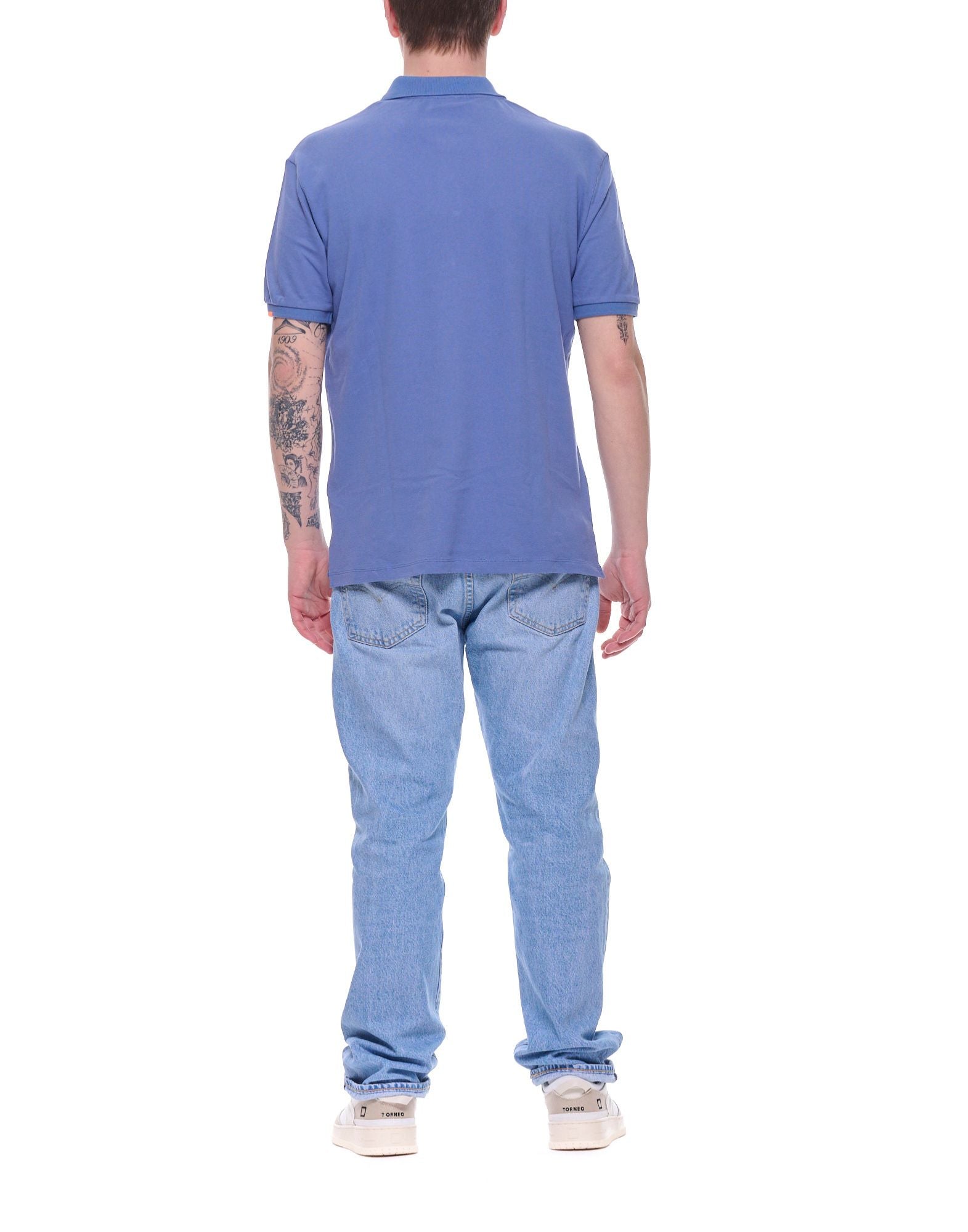 SUNS Federico Tag Men’s Stretch Piqué Polo Shirt Avion PLS61008U V1 AVION