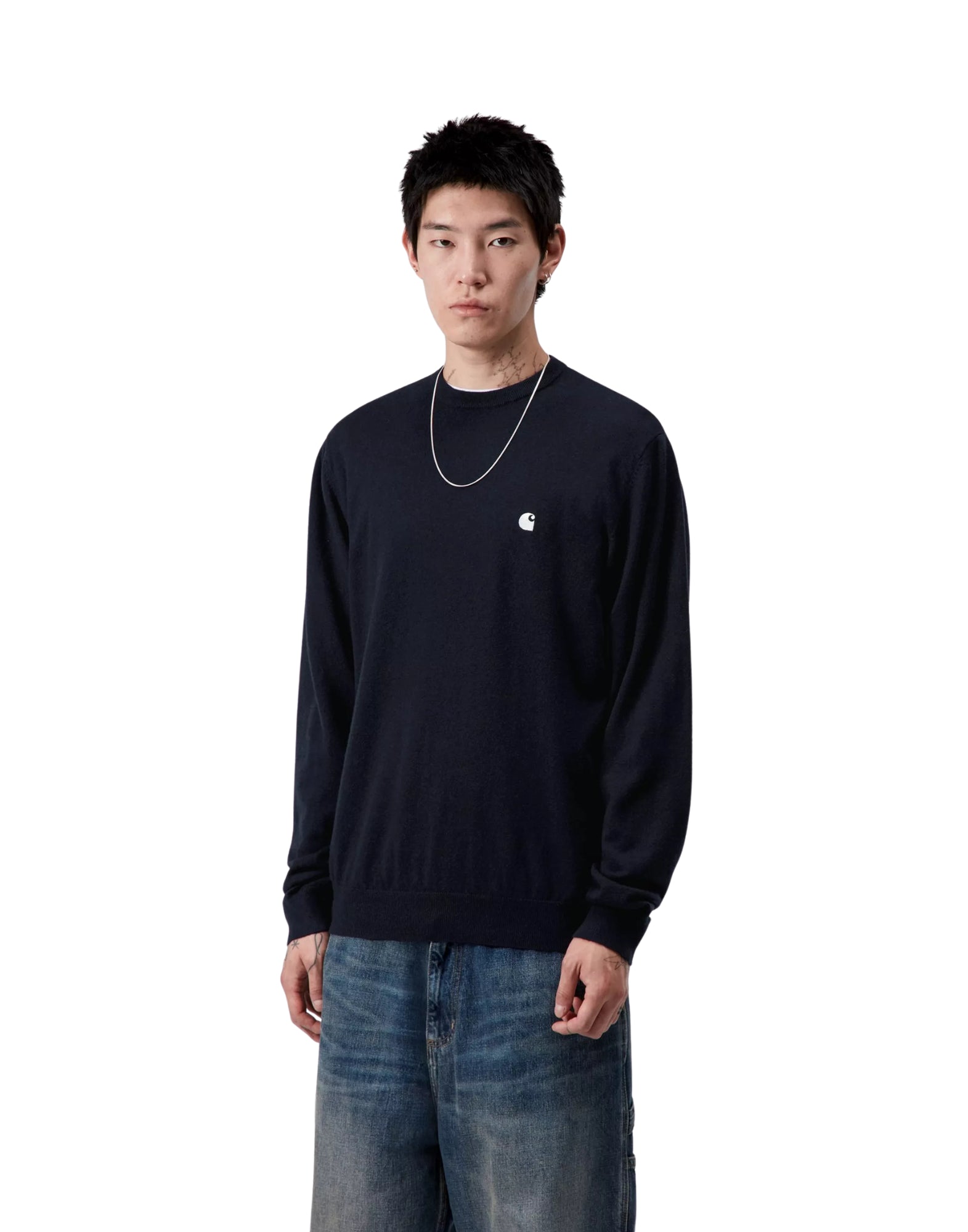 Madison Sweater Dark Navy / Wax