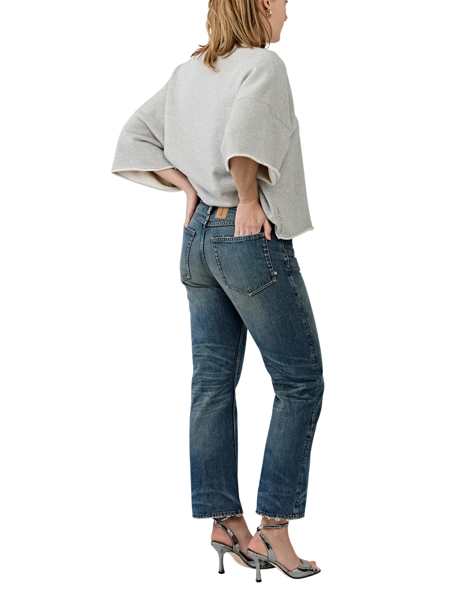 Tenue. Dean Jeans Ladbroke Regular Fit Mid Waist Straight Leg 7/8 Length DEAN JEANS LAD