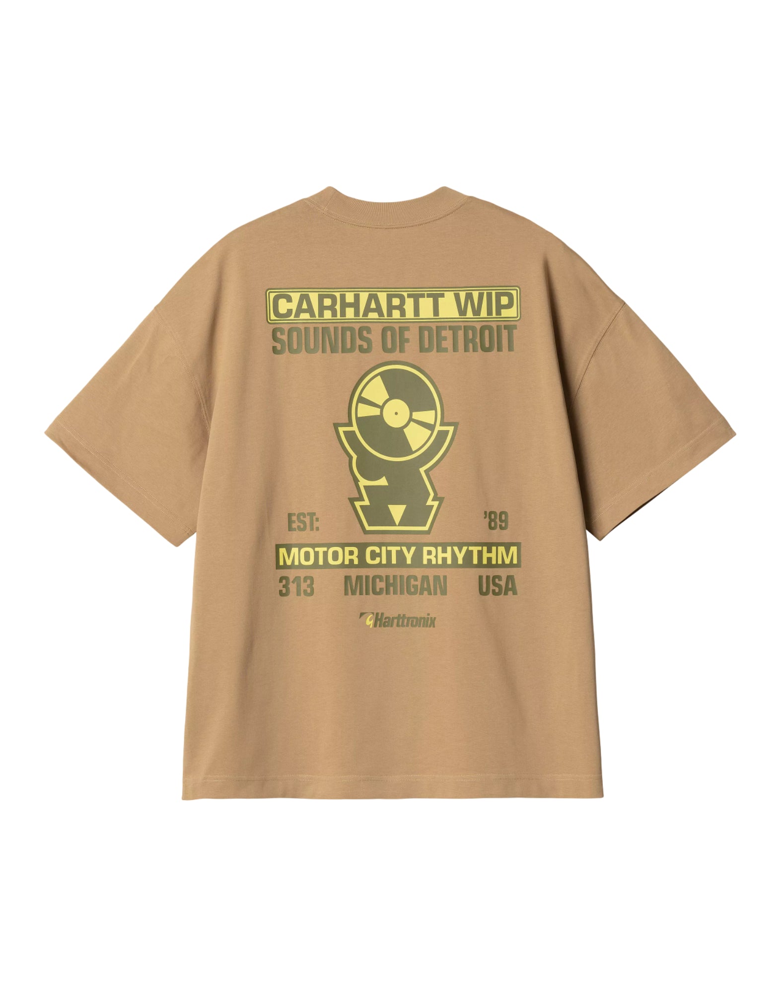 T-shirt Man I034395 07Exx Harttronix Dusty Brown CARHARTT WIP