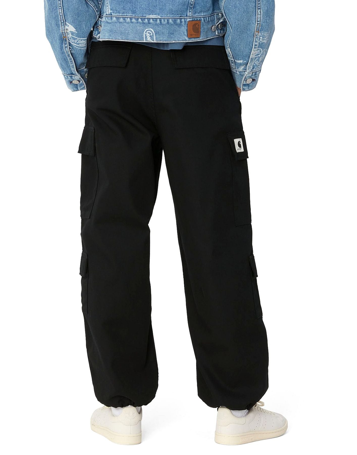 Pant woman I033772 8901 W KINGSLEY BLACK RIGID CARHARTT WIP