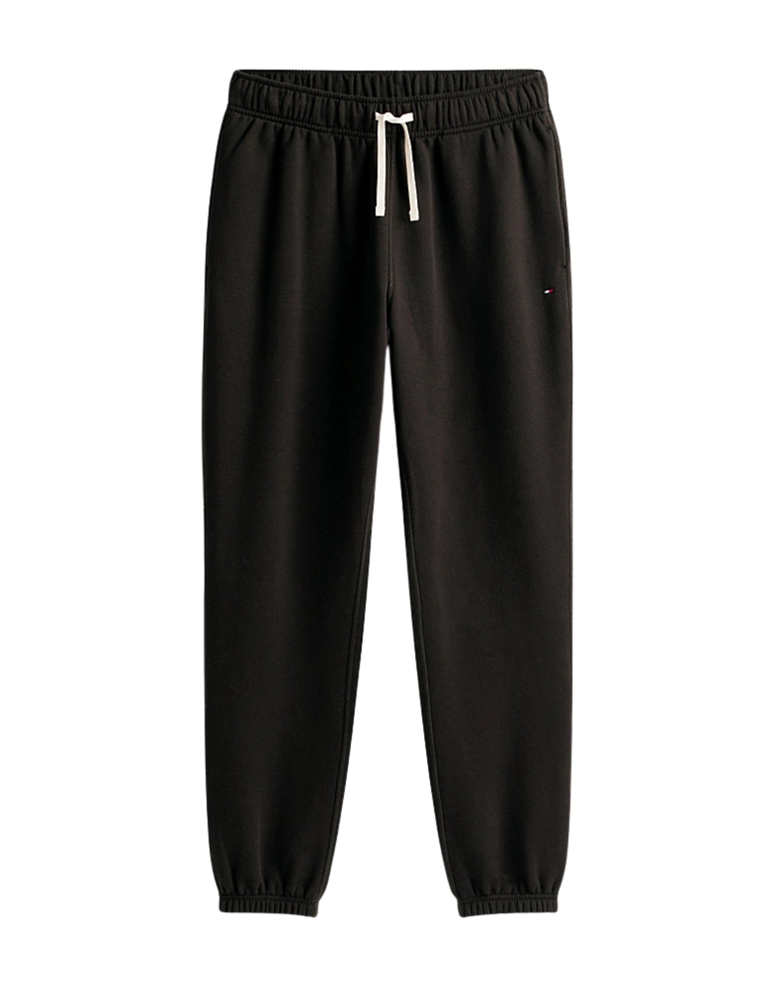 37231 BDS SCHWARZE FLEECEHOSE - Pantaloni - TOMMY HILFIGER