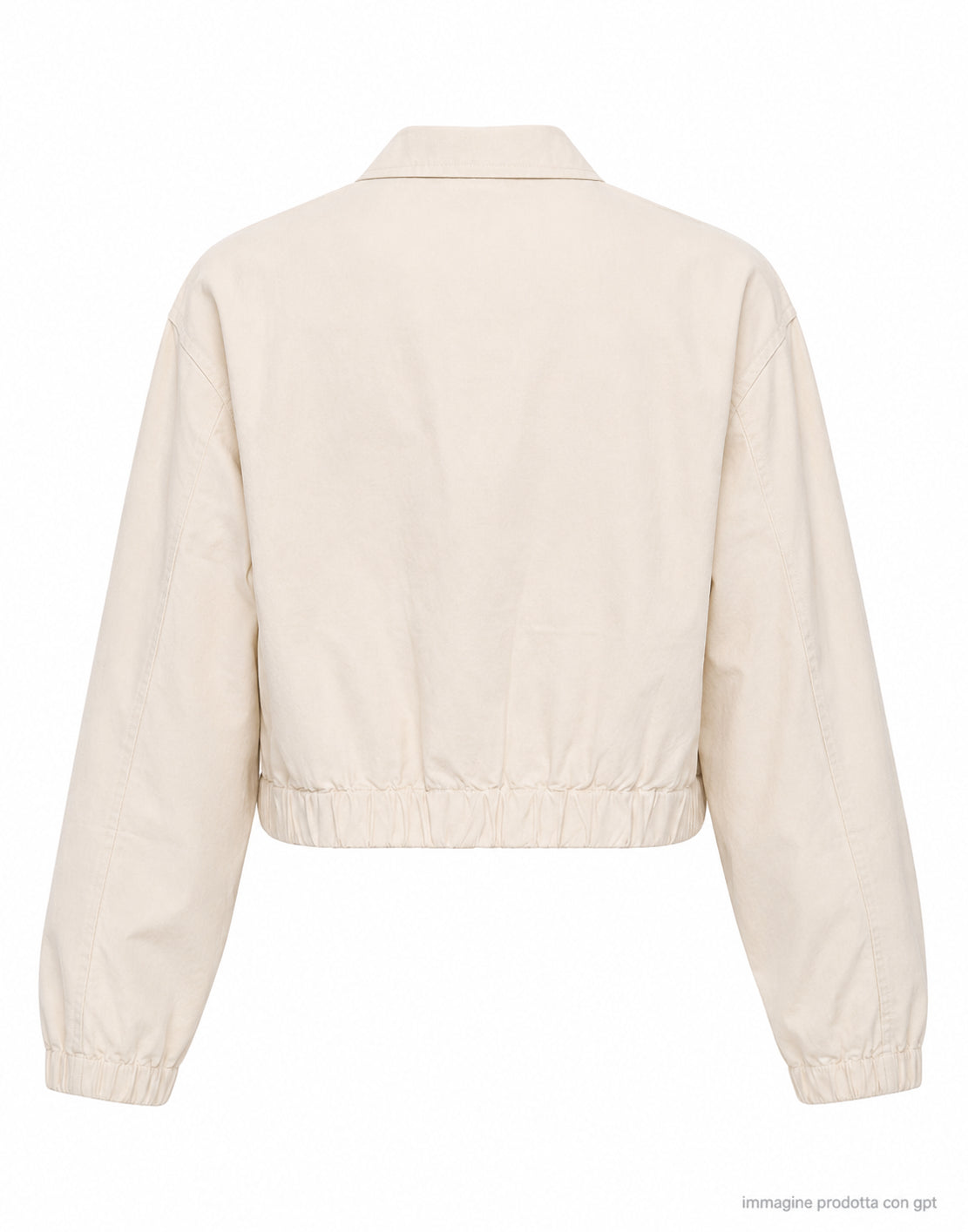Cropped overshirt Wheat