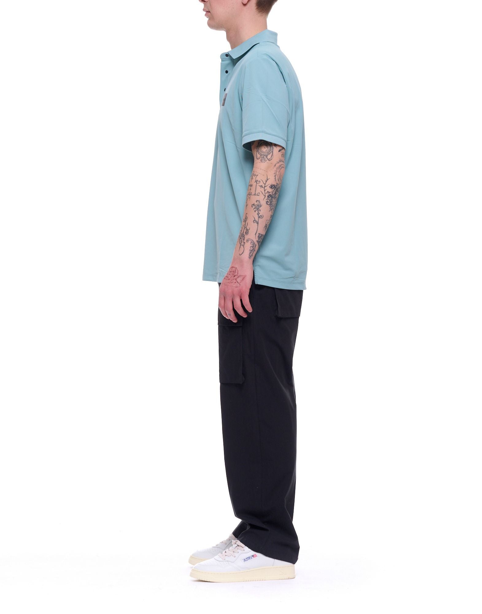 Outhere Polo Homme NIX AIR Coupe Régulière Short Manchette Mélange Polyamide Élasthanne 4652M305B128-26046 1872 NYX