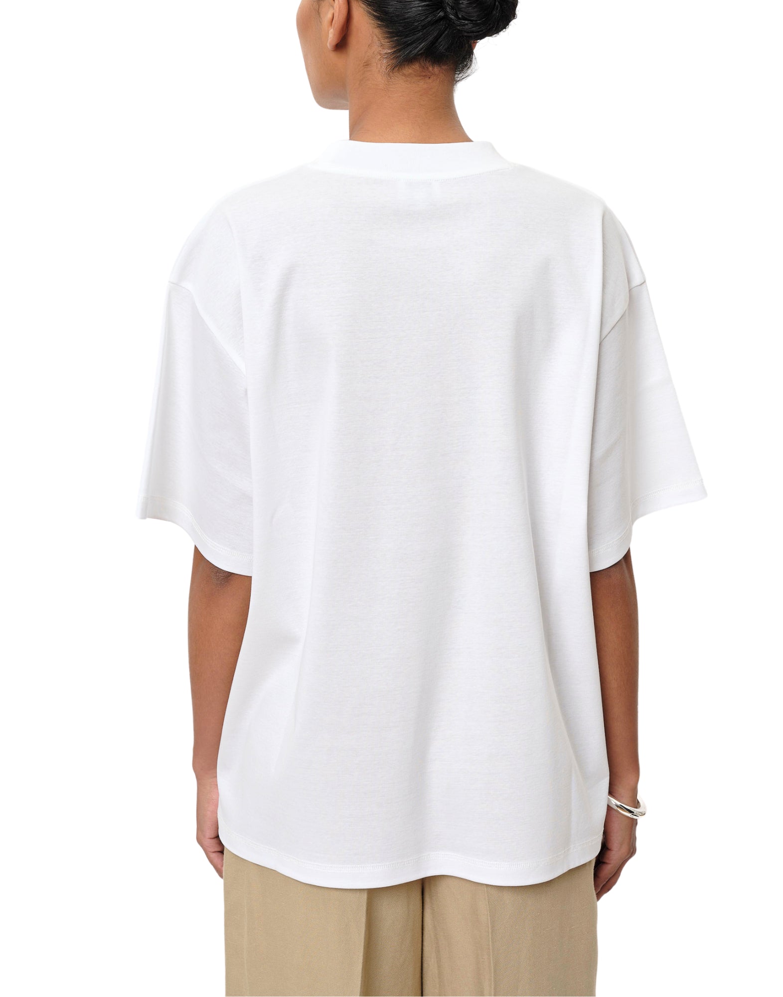 T-shirt woman 5580152 002 LARSSON WHITE Herskind