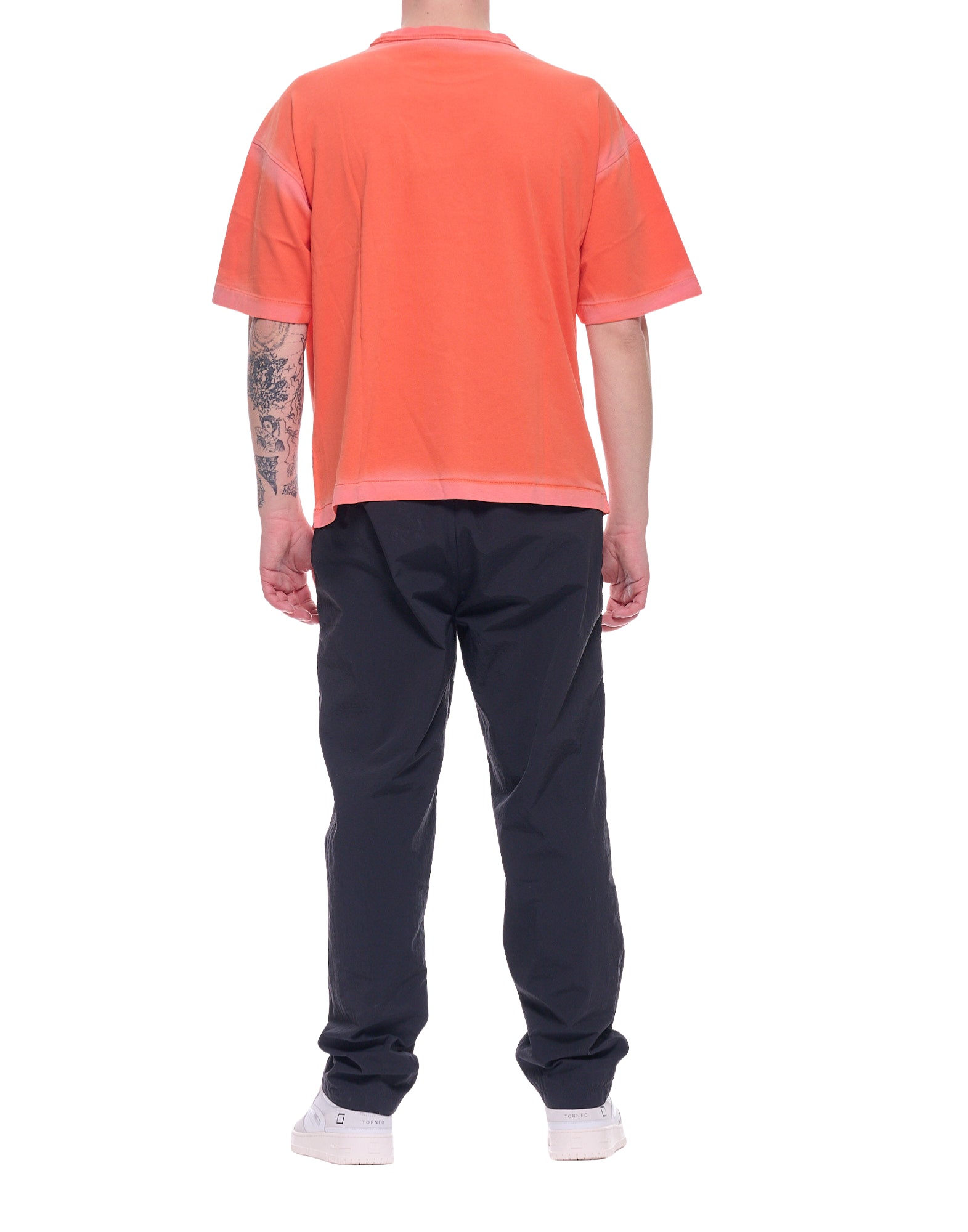 YouMustCreate Men’s Cotton Linen T-Shirt Red Loose Fit P6AAE 60 RED