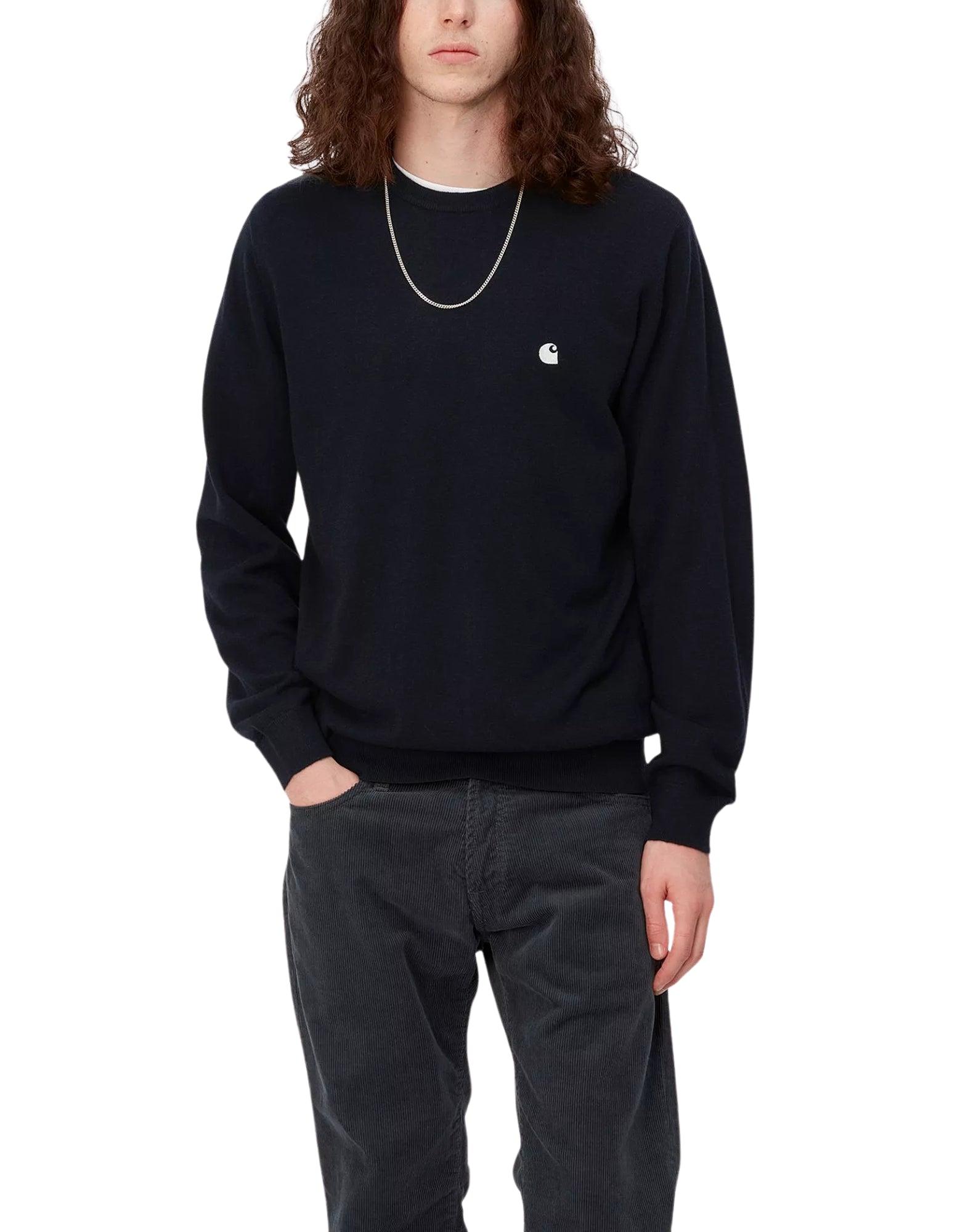 Knit man I030841 0COXX MADISON DARK NAVY CARHARTT WIP