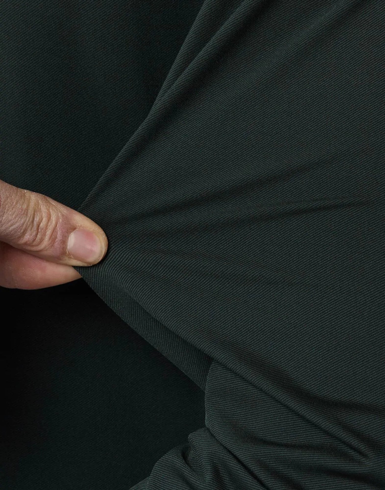 Xacus Dark Green Twill French Collar Shirt Tailor Custom Fit Men Italy ACT558ML 11460.032